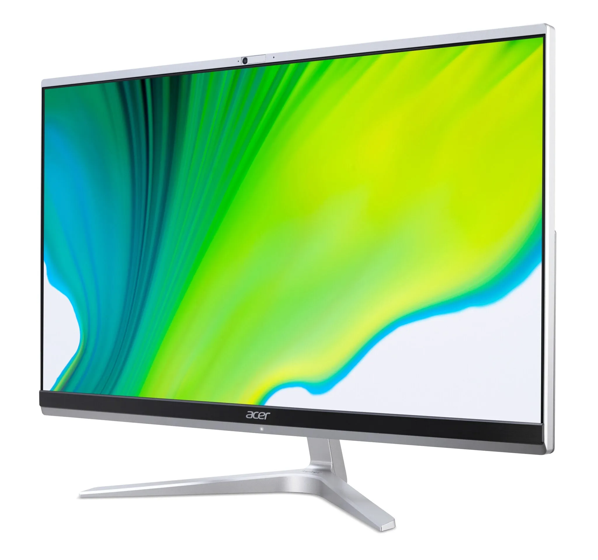 Acer Aspire C24-1651 All-in-One PC - (Intel Core i5-1135G, 8GB, 2TB HDD and 512GB SSD, NVIDIA GeForce MX450, 23.8 inch Full HD Touchscreen Display, Wireless Keyboard and Mouse, Windows 11, Silver)