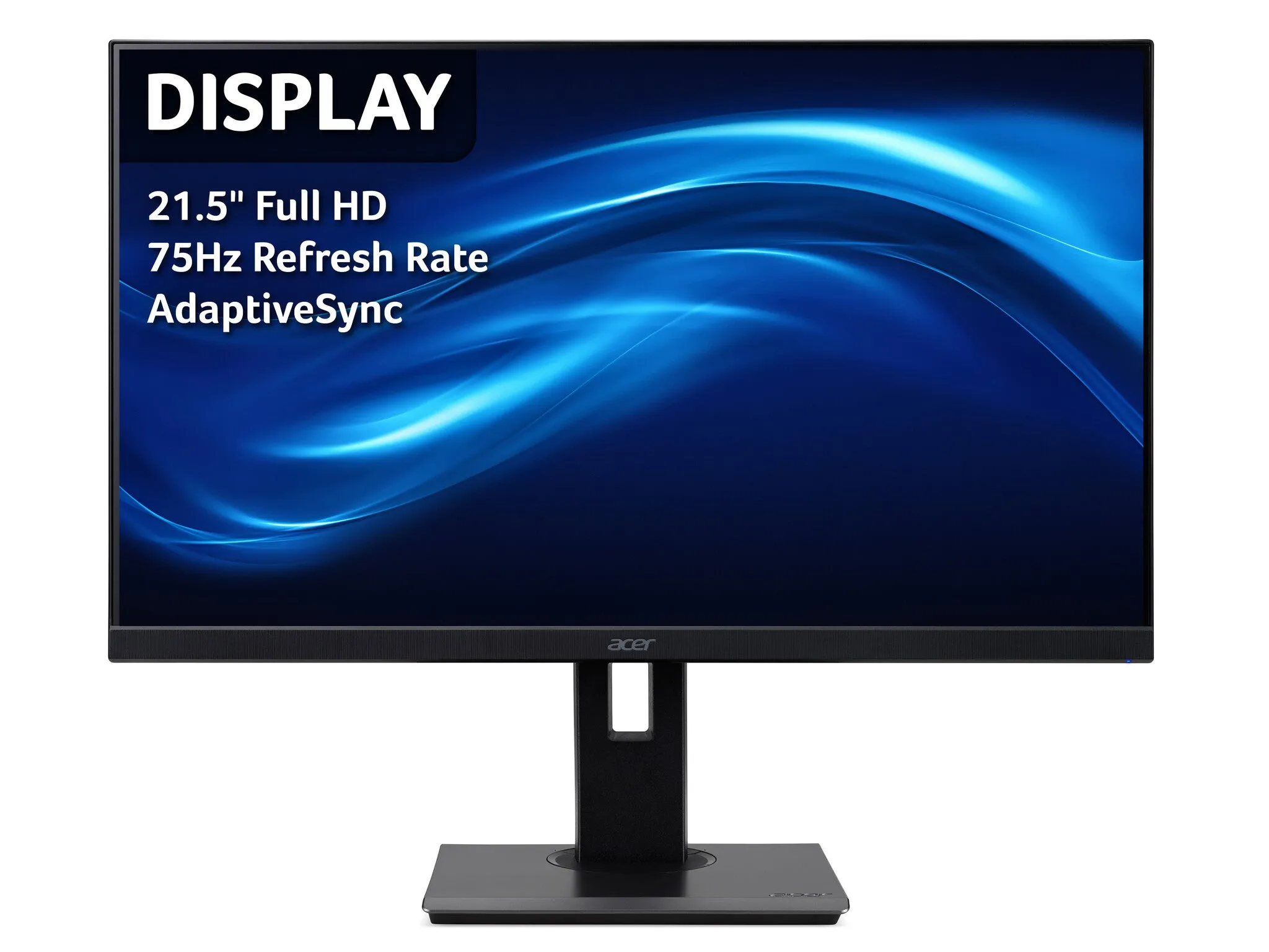 Acer B7 B227Qbmiprzx 21.5" Full HD Monitor - 75Hz, 4ms, IPS, Height Adjustable, Speakers, Black