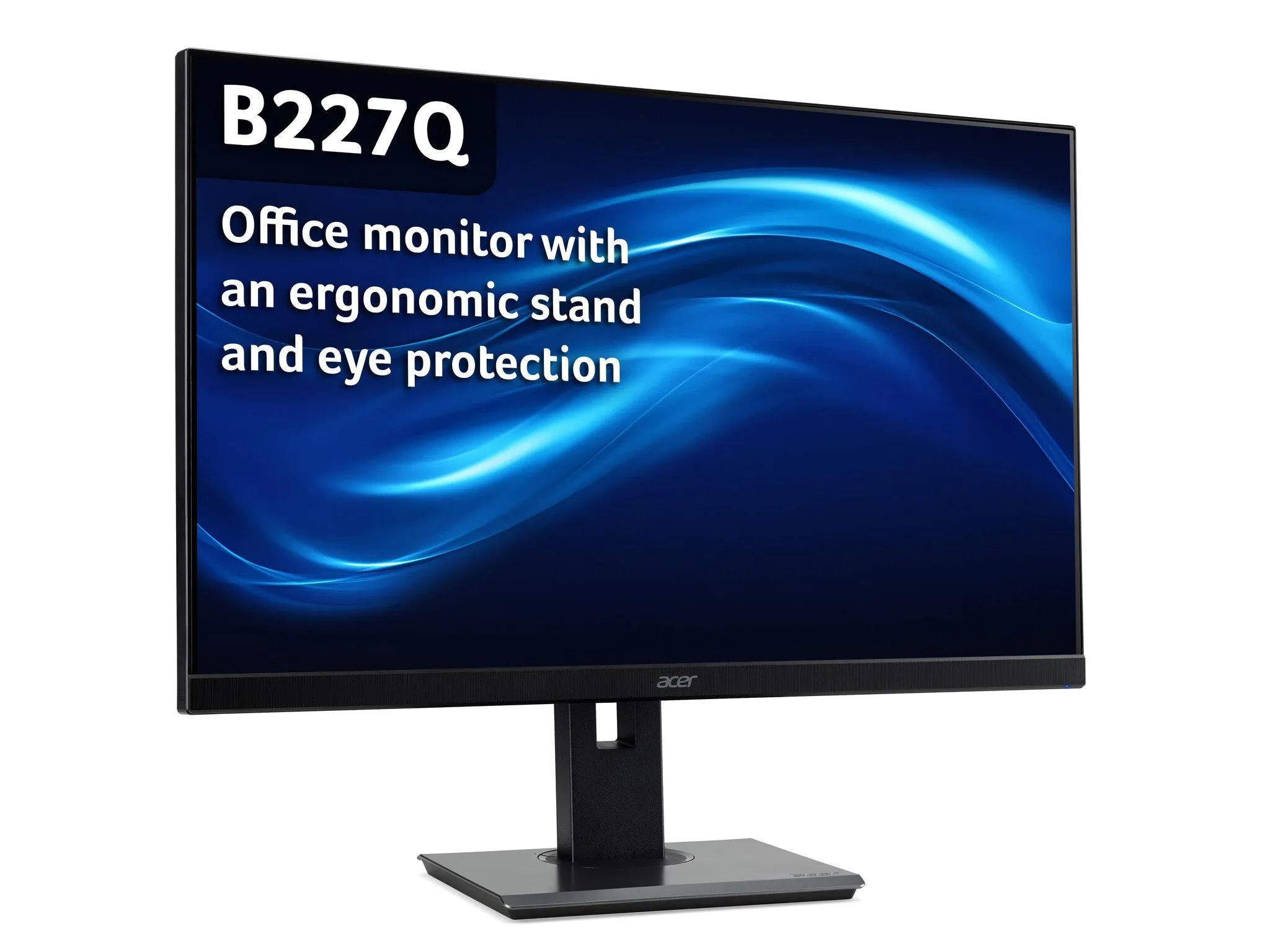 Acer B7 B227Qbmiprzx 21.5" Full HD Monitor - 75Hz, 4ms, IPS, Height Adjustable, Speakers, Black