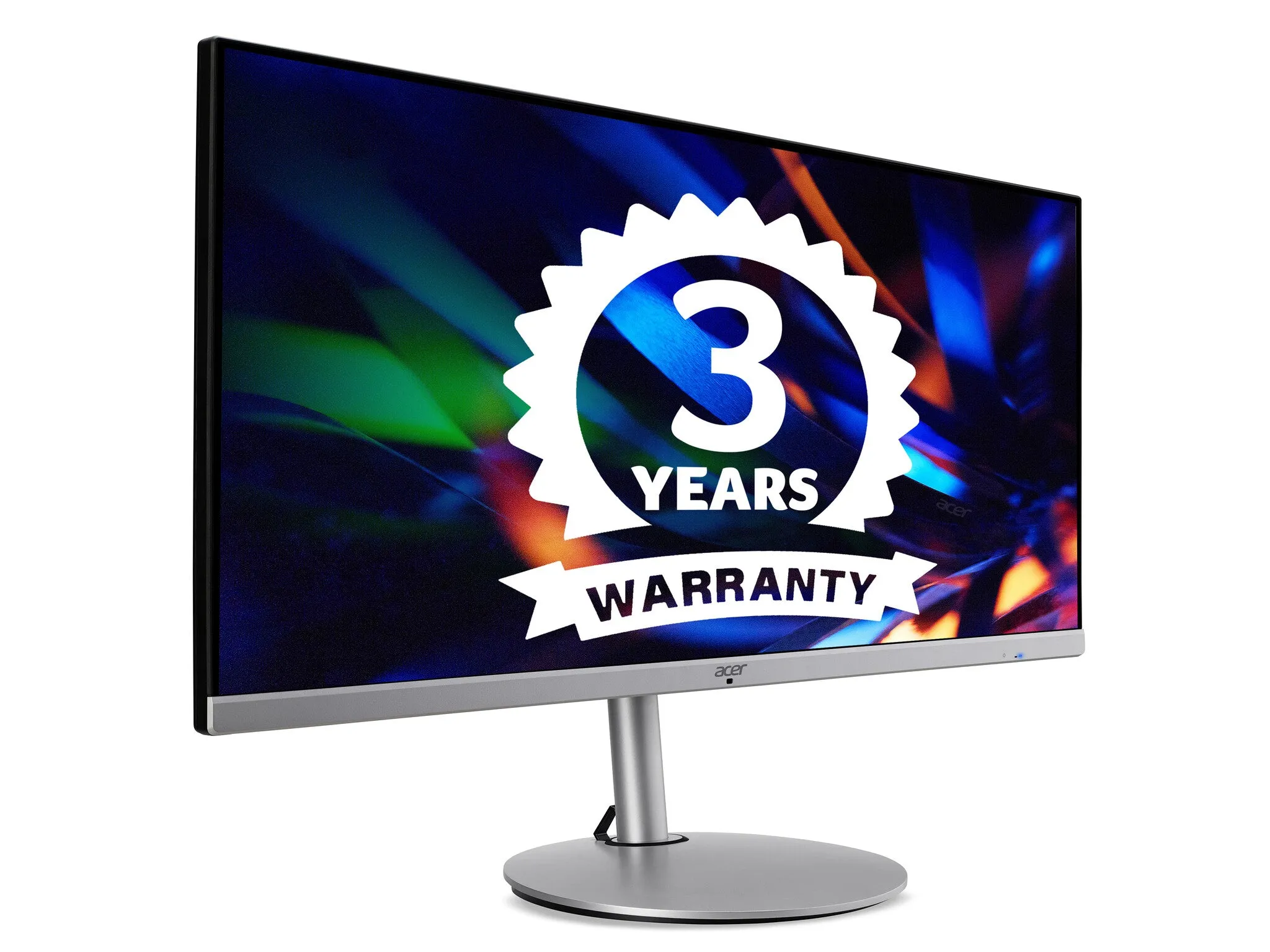 Acer CB2 CB342CK C 34" UltraWide Quad HD Monitor - 75Hz, 1ms, IPS, AMD FreeSync, Height Adjustable, Speakers, Silver