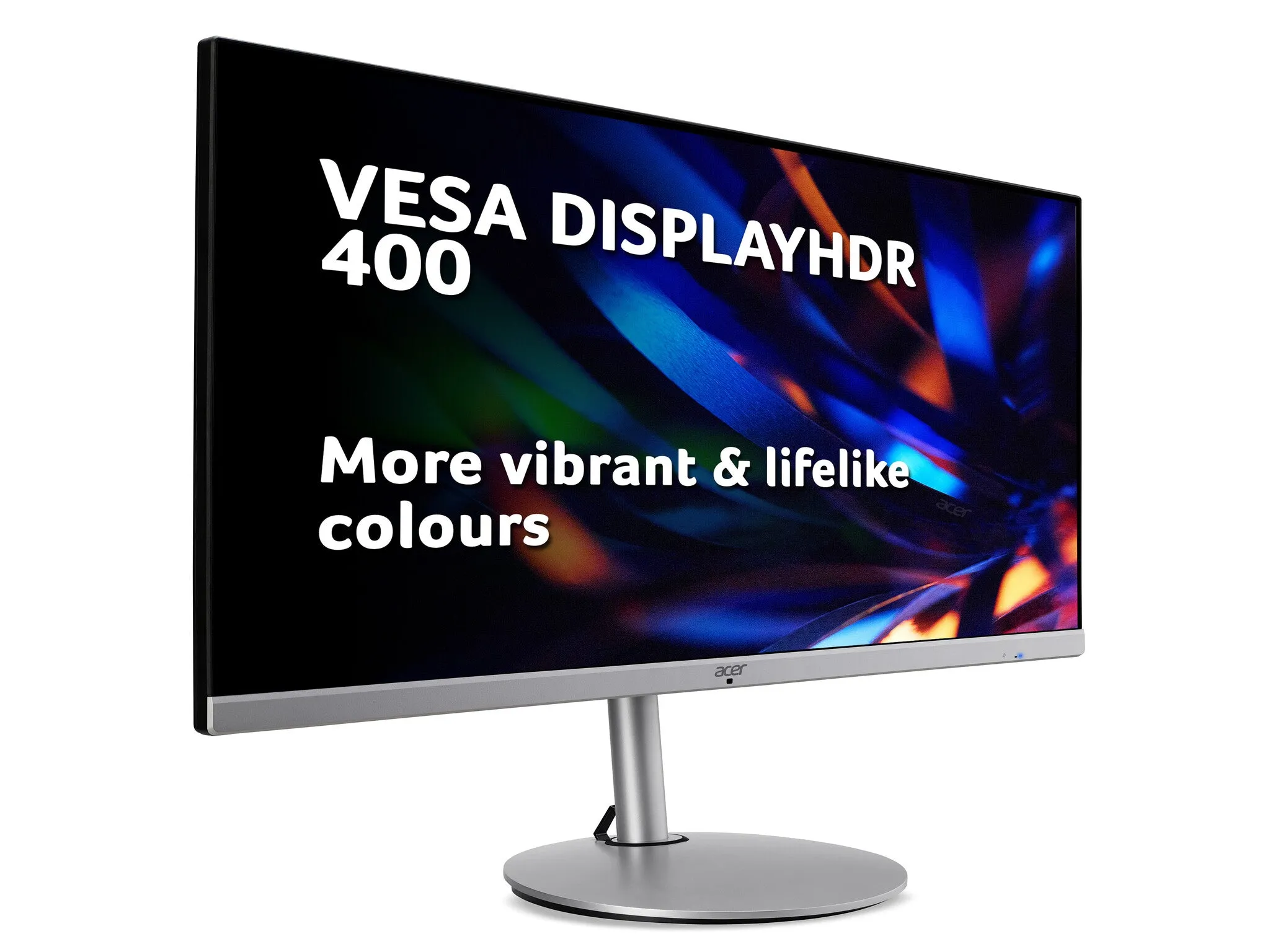 Acer CB2 CB342CK C 34" UltraWide Quad HD Monitor - 75Hz, 1ms, IPS, AMD FreeSync, Height Adjustable, Speakers, Silver
