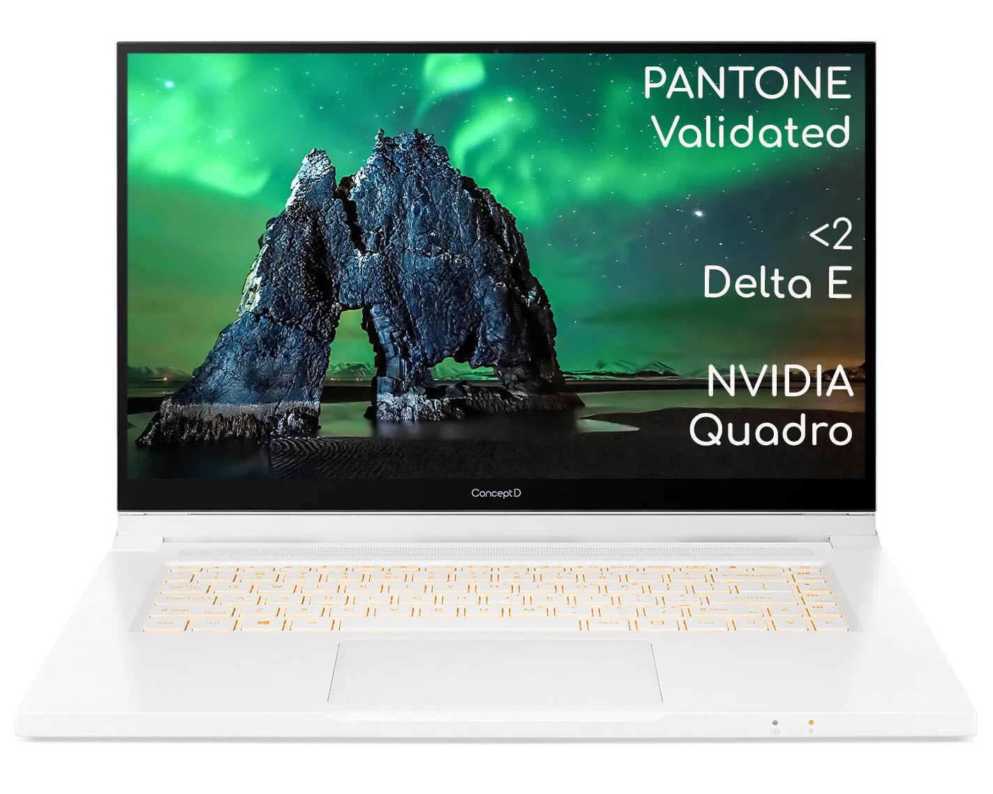 Acer ConceptD CC315-72P-74ZN 15.6" 2-in-1 Laptop - Intel Core i7-10750H, 16GB RAM, 1TB SSD, Touchscreen, Windows 10 Pro, White
