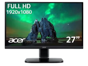 Acer KA2 KA272A 27" Full HD Monitor - 75Hz, 1ms, IPS, AMD FreeSync, Speakers, Black