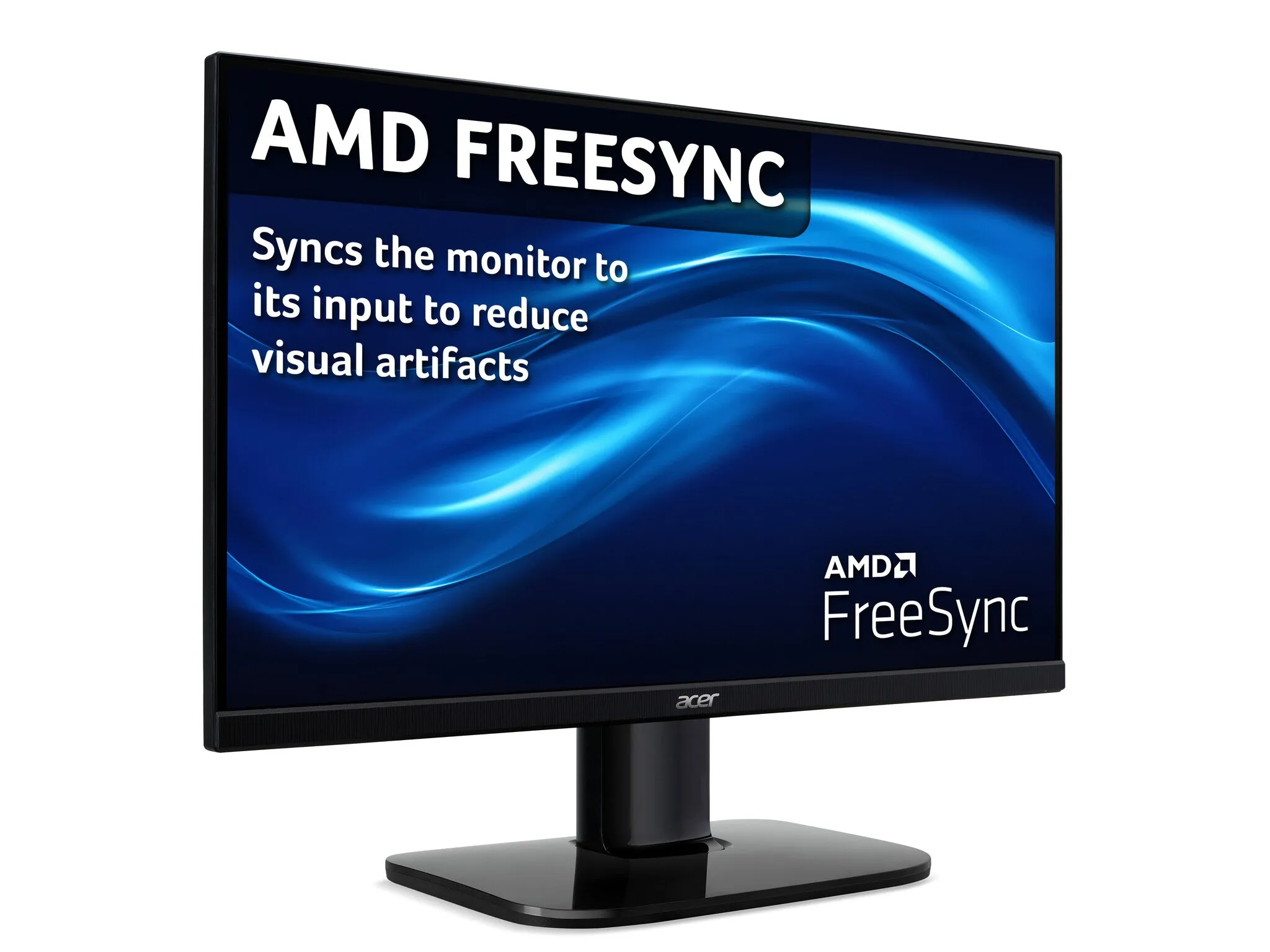 Acer KA240YHbi 23.8" Full HD Monitor - 100Hz, 1ms, VA, AMD FreeSync, Black