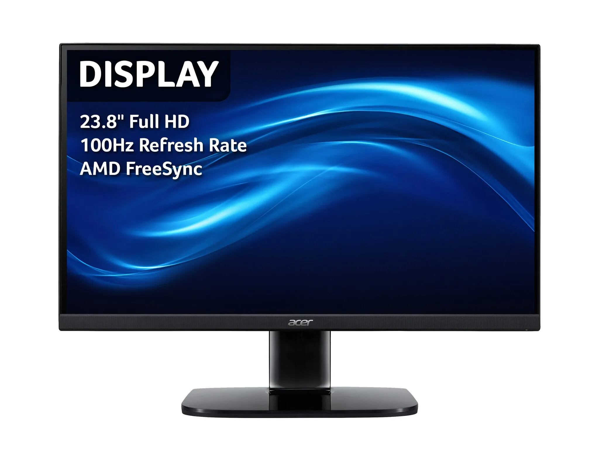 Acer KA240YHbi 23.8" Full HD Monitor - 100Hz, 1ms, VA, AMD FreeSync, Black