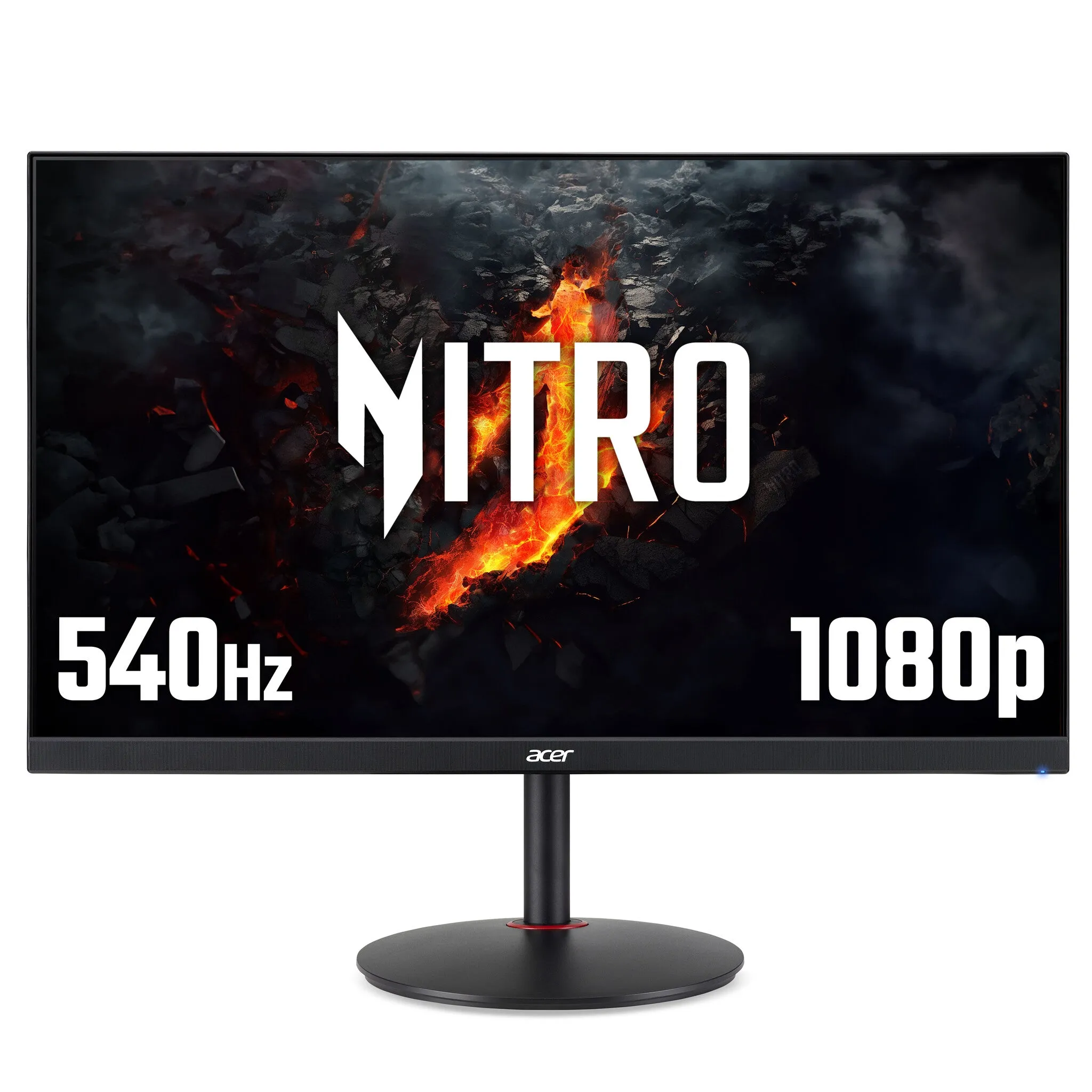 Acer Nitro XV242F 23.8" Full HD Gaming Monitor - 540Hz, 0.5ms, TN, AMD FreeSync Premium, Height Adjustable, Speakers, Black