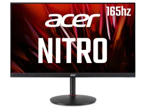 Acer Nitro XV242Y Pbmiiprx 23.8" Full HD Gaming Monitor - 165Hz, 1ms, IPS, AMD FreeSync Premium, G-SYNC Compatible, Height Adjustable, Speakers, Black and Red