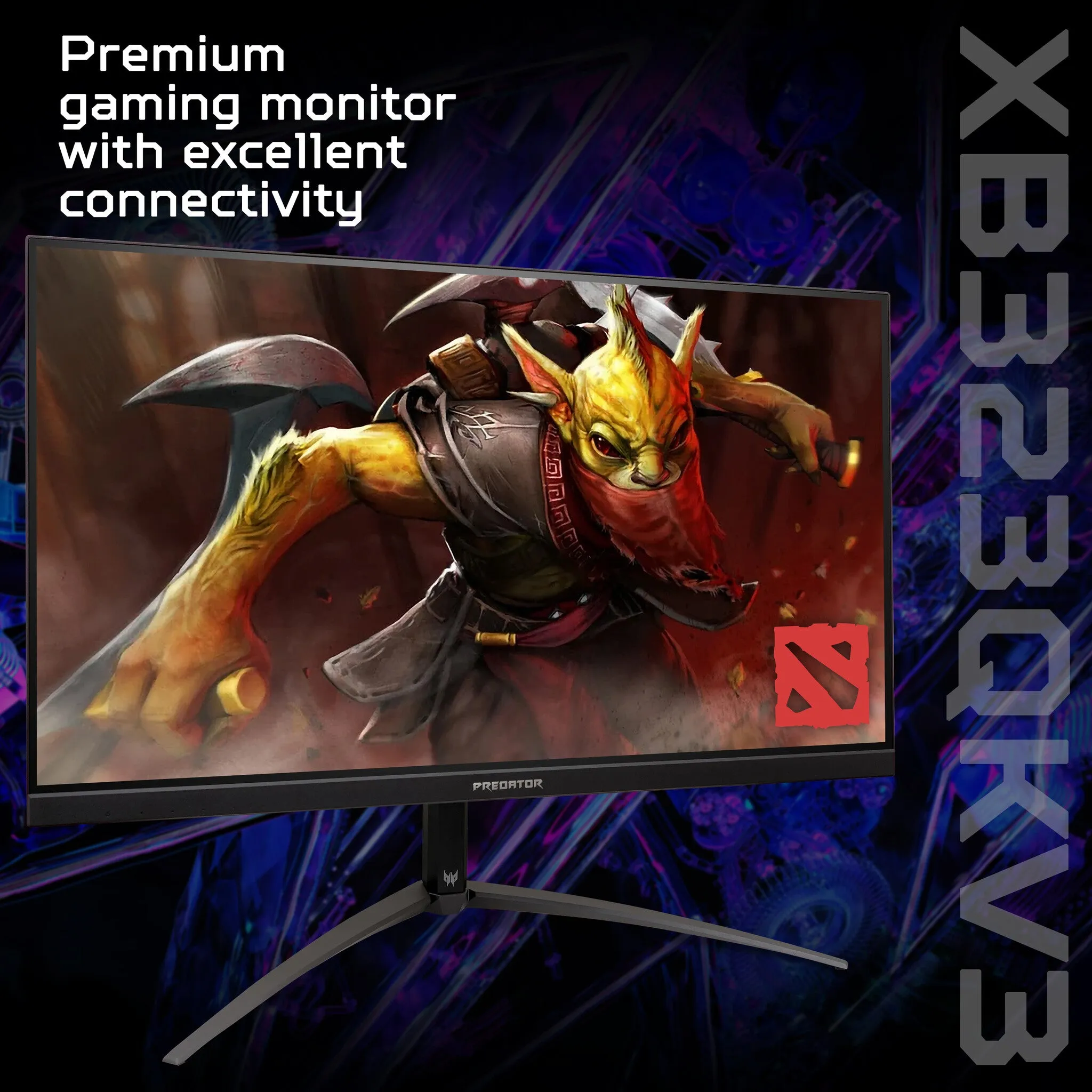 Acer Predator XB323QKV3 31.5" 4K Ultra HD Gaming Monitor - 160Hz, 0.5ms, IPS, AMD FreeSync Premium, Height Adjustable, Speakers, Black
