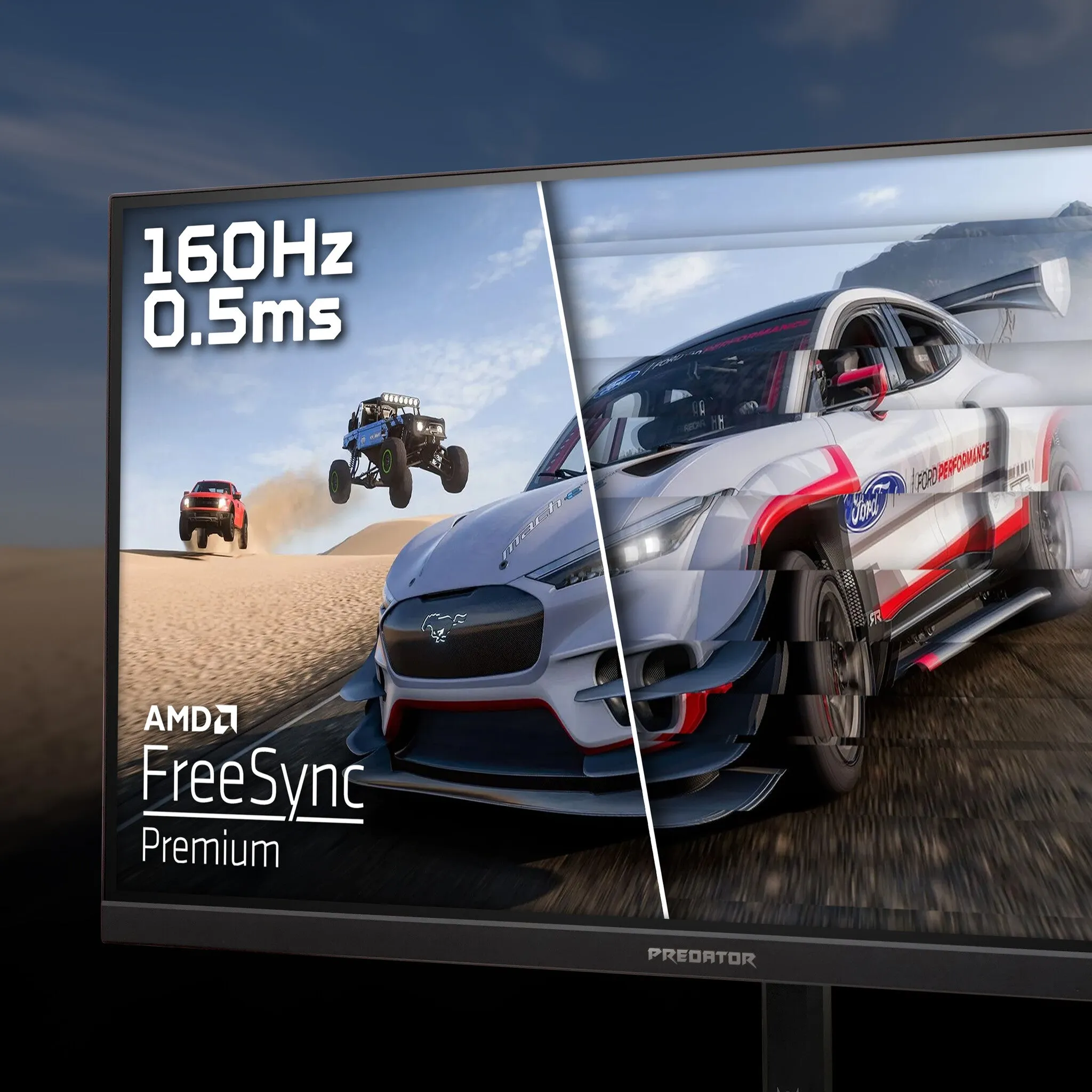 Acer Predator XB323QKV3 31.5" 4K Ultra HD Gaming Monitor - 160Hz, 0.5ms, IPS, AMD FreeSync Premium, Height Adjustable, Speakers, Black