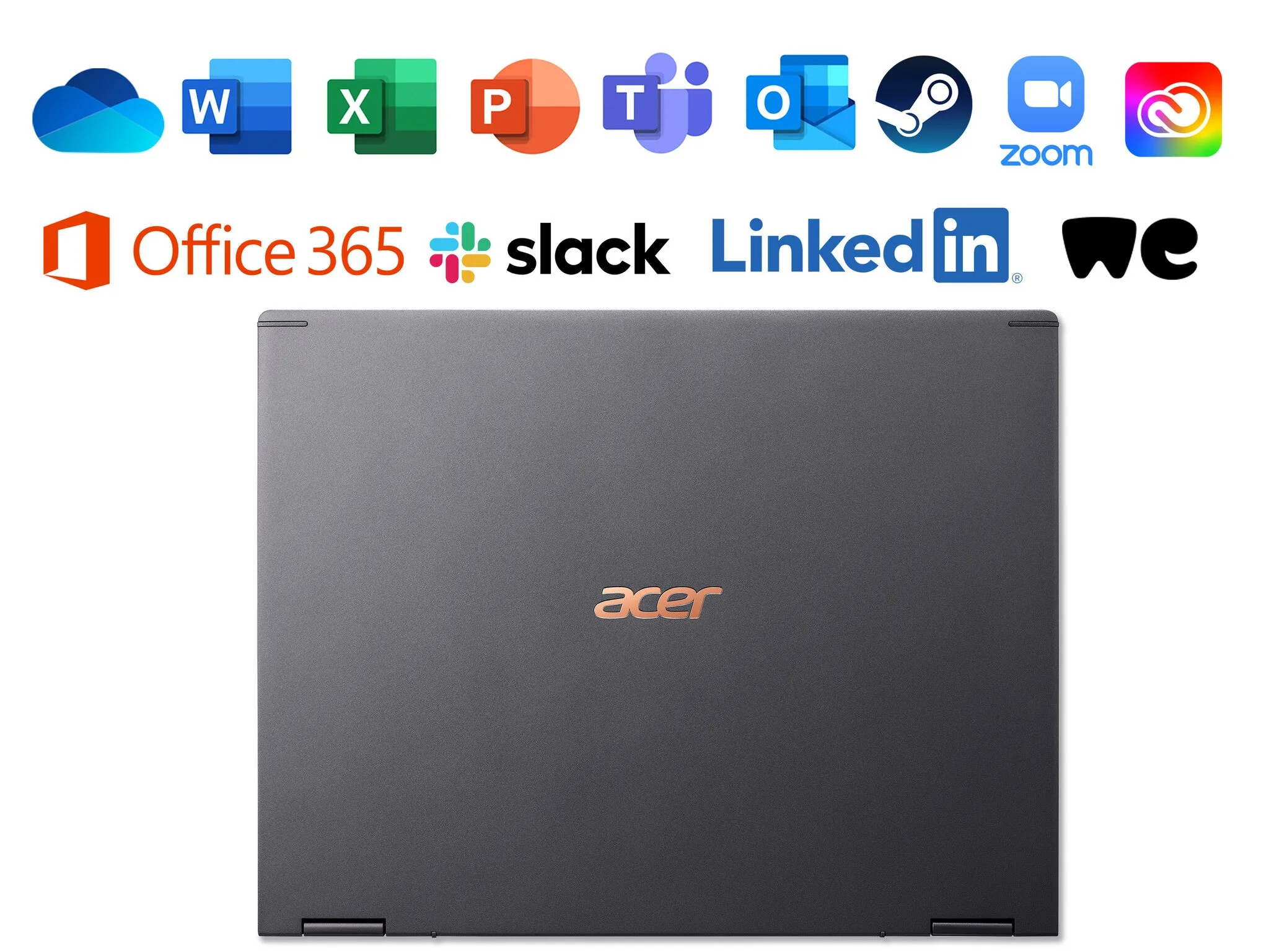 Acer Spin 5 SP513-55N 13" 2-in-1 Laptop - Intel Core i5-1135G7, 8GB RAM, 512GB SSD, Quad HD Touchscreen, Windows 10, Iron