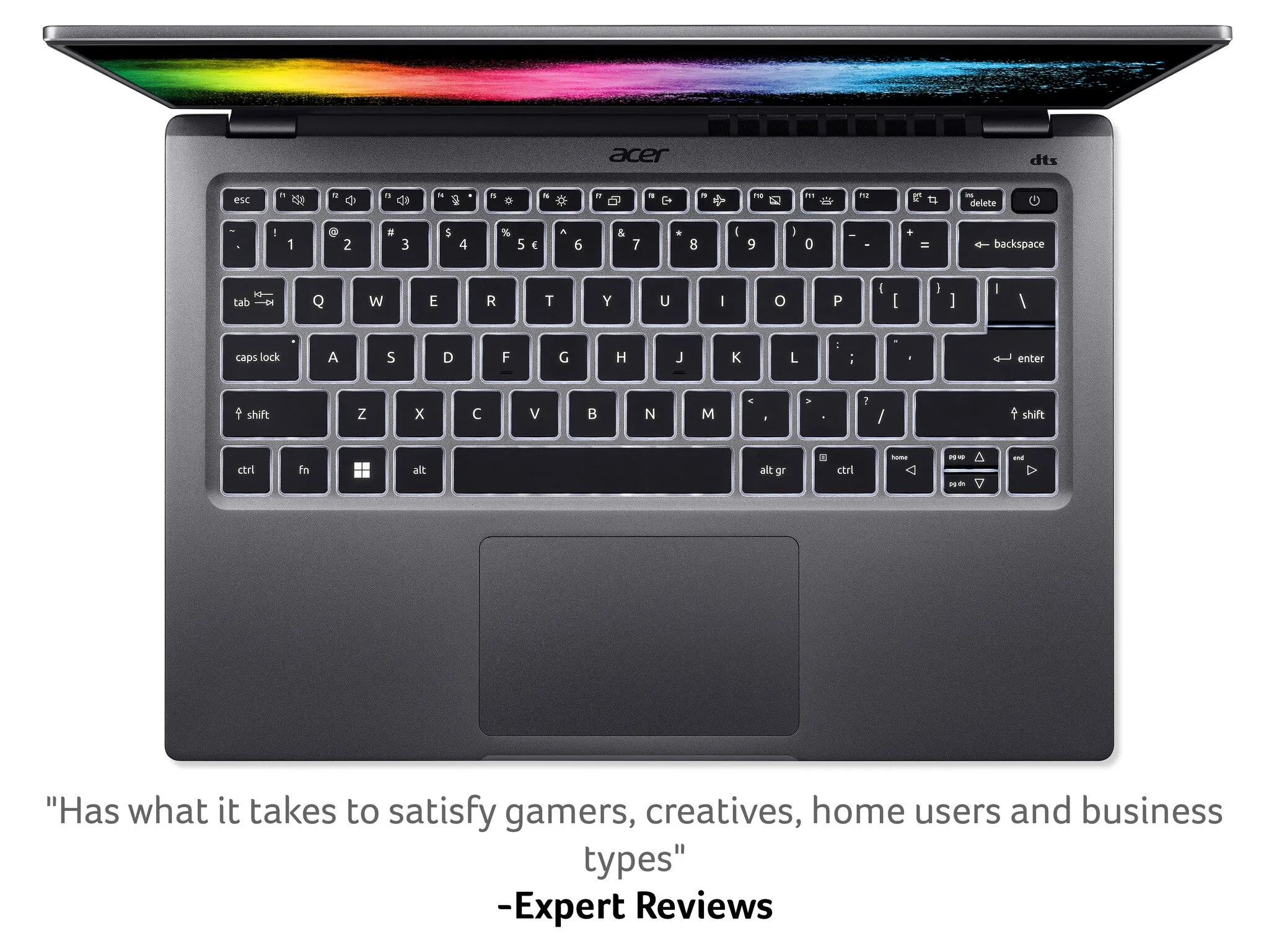 Acer Swift X SFX14-51G 14" Laptop - Intel Core i7-1260P, 16GB RAM, 1TB SSD, NVIDIA GeForce RTX 3050, Quad HD Display, Windows 11, Iron