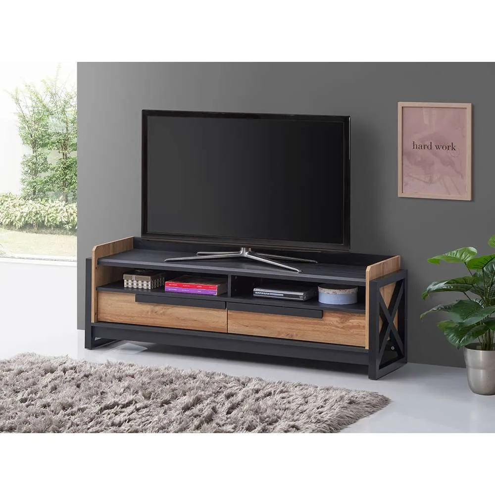 Acmi Tv Cabinet 2Door L1500 x W390 x H504mm #GHL-TV1500 No Warranty