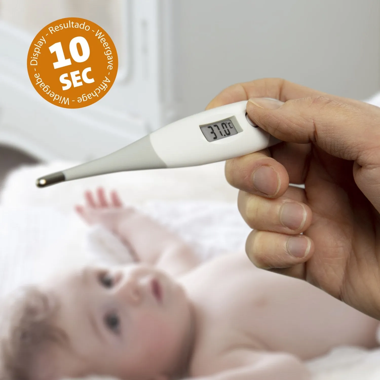 Alecto Grey Digital Thermometer