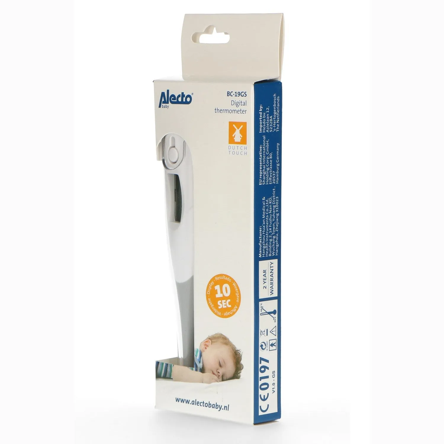 Alecto Grey Digital Thermometer
