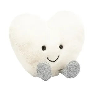 Amuseable Cream Heart | Small