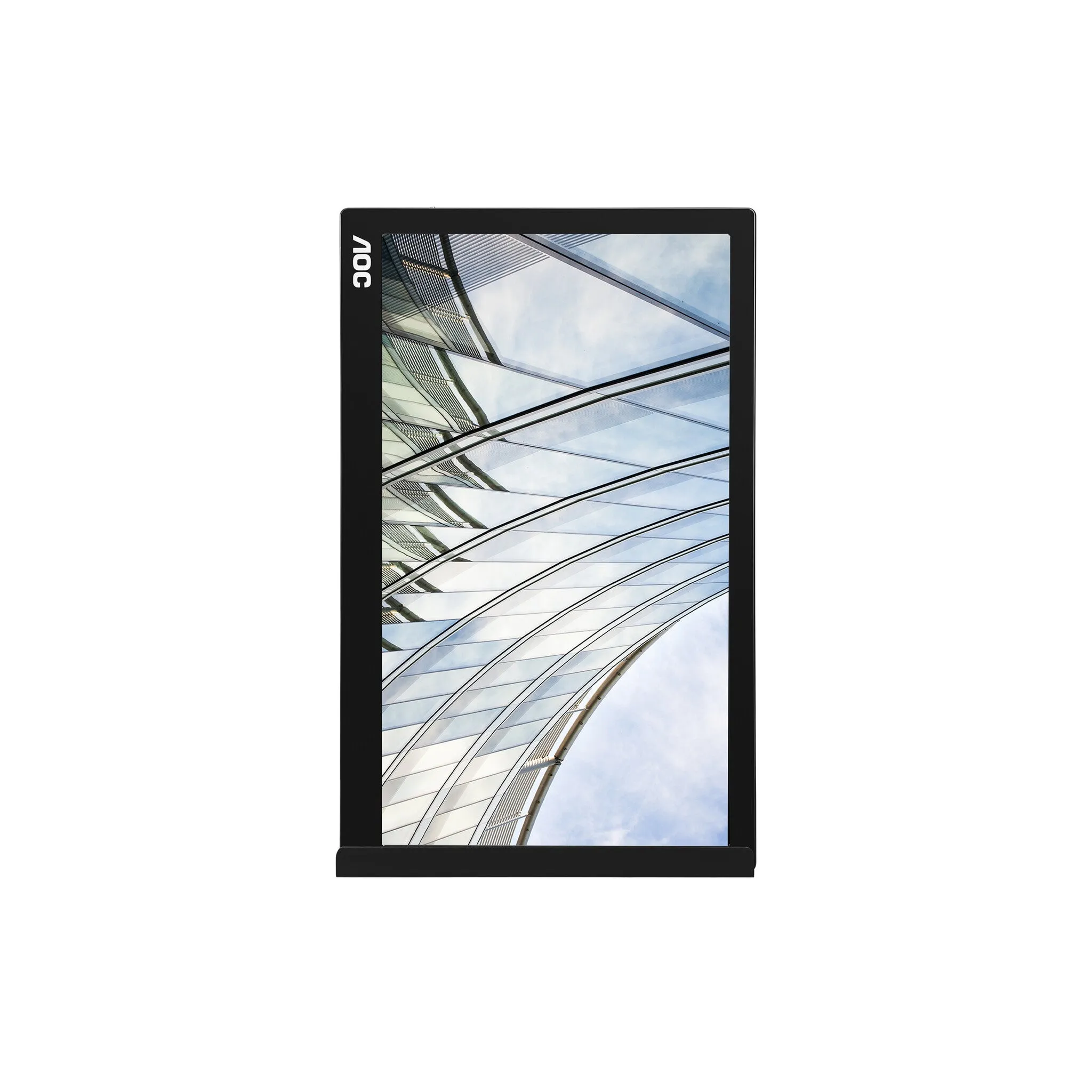 AOC 01 Series I1601FWUX 15.6" Full HD Monitor - 60Hz, 5ms, IPS, Silver and Black