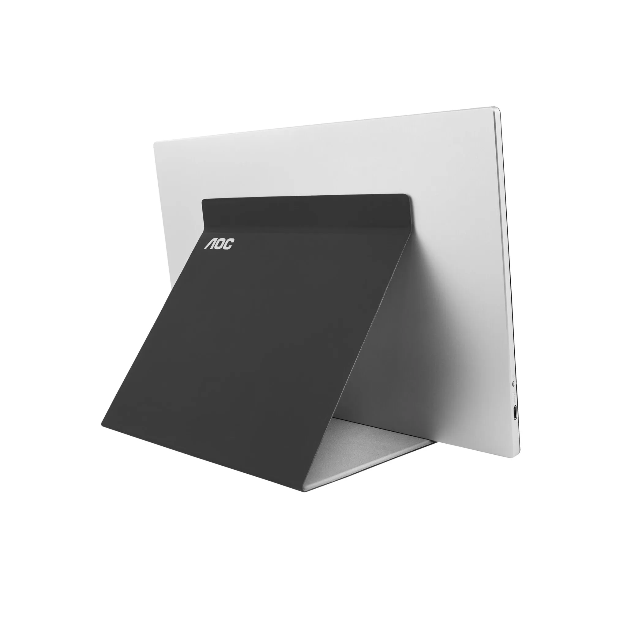 AOC 01 Series I1601FWUX 15.6" Full HD Monitor - 60Hz, 5ms, IPS, Silver and Black