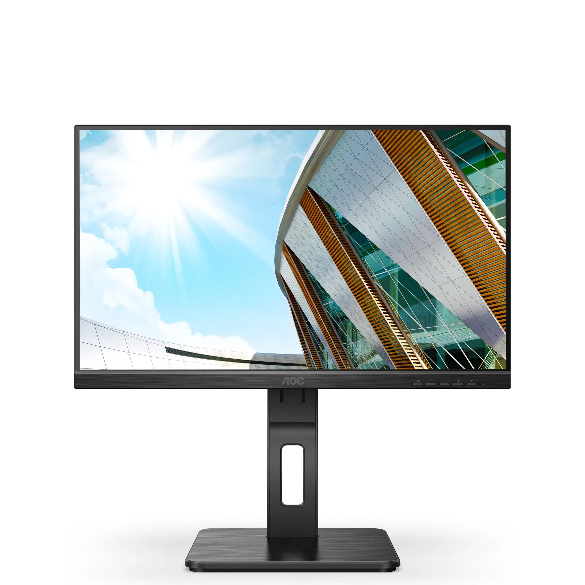 AOC 22P2DU 21.5" Full HD Monitor - 75Hz, 4ms, IPS, Height Adjustable, Speakers, Black