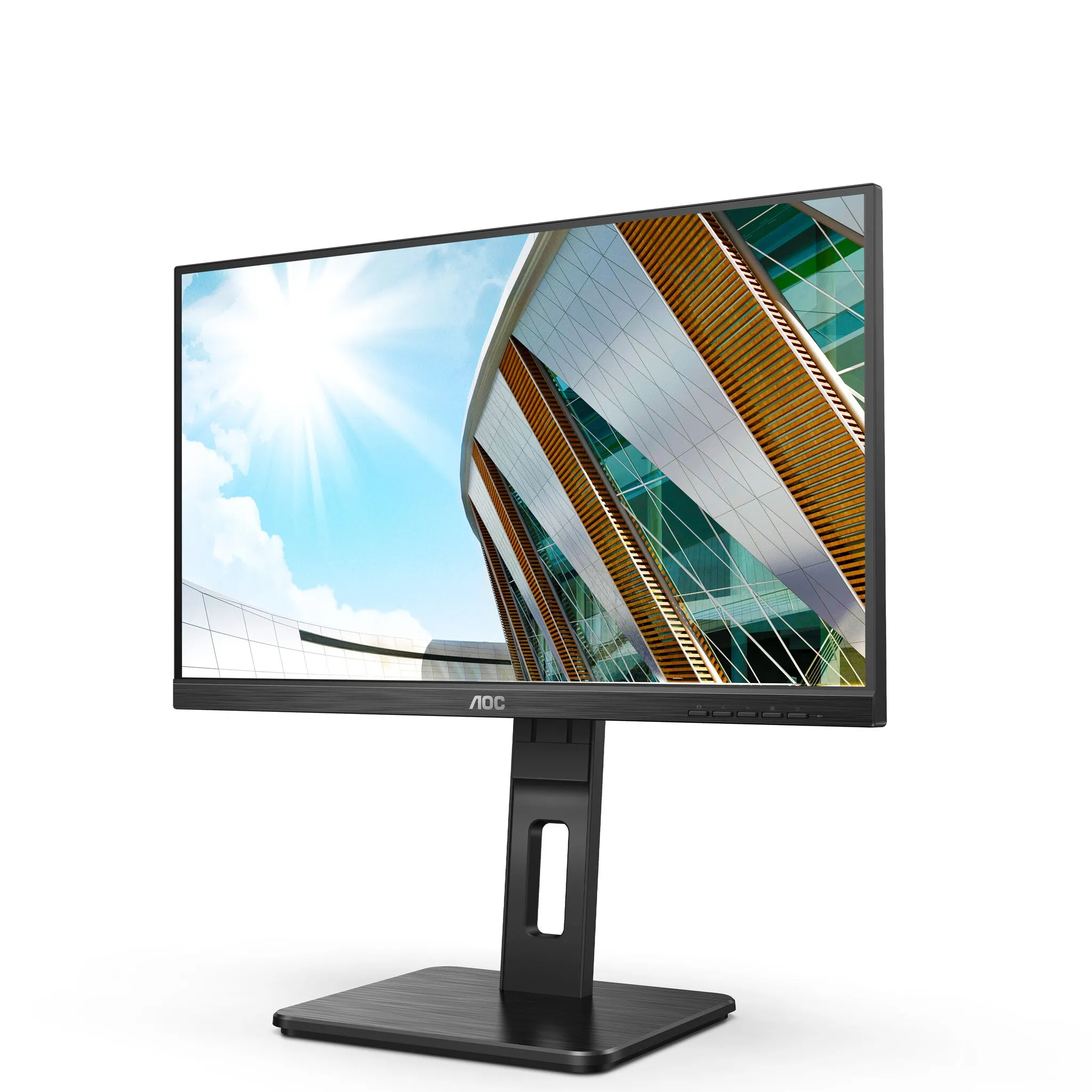 AOC 22P2DU 21.5" Full HD Monitor - 75Hz, 4ms, IPS, Height Adjustable, Speakers, Black