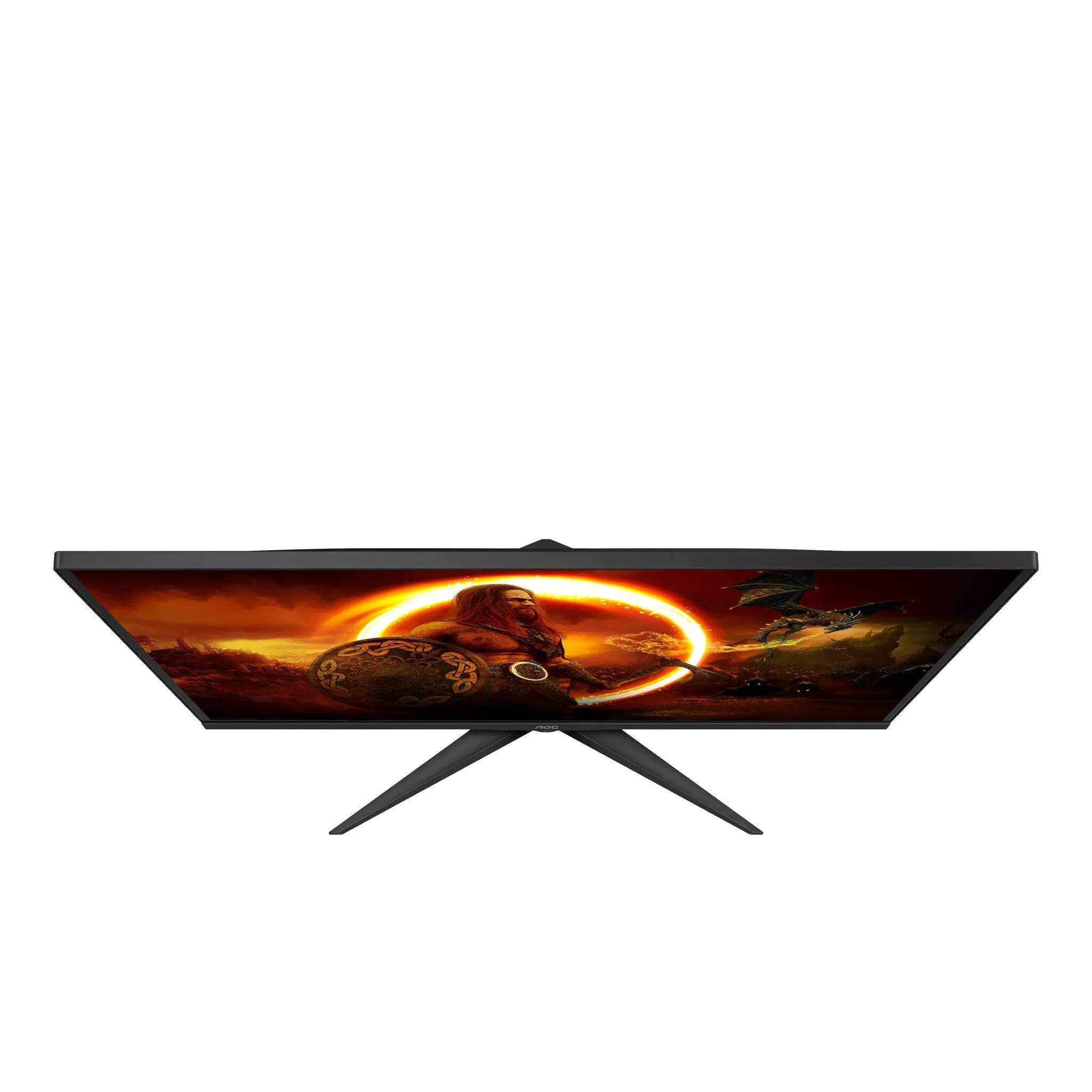 AOC 24G2SAE/BK 23.8" Full HD Gaming Monitor - 165Hz, 1ms, VA, AMD FreeSync Premium, Speakers, Black and Red