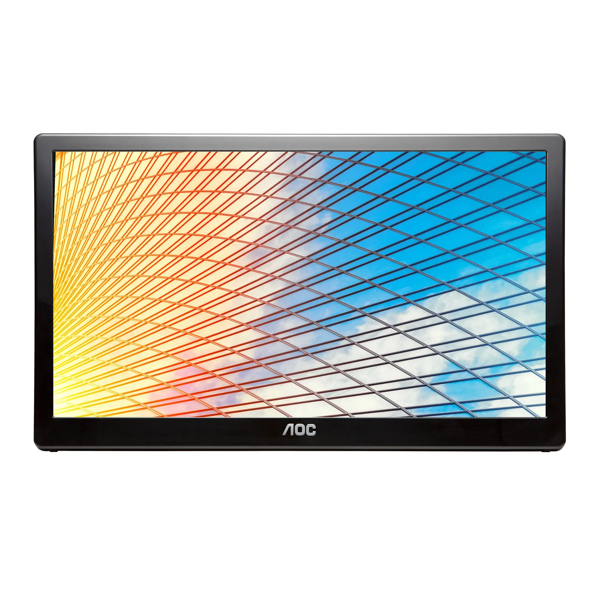 AOC 59 Series E1659FWU 15.6" HD Monitor - 60Hz, 12ms, TN, Black