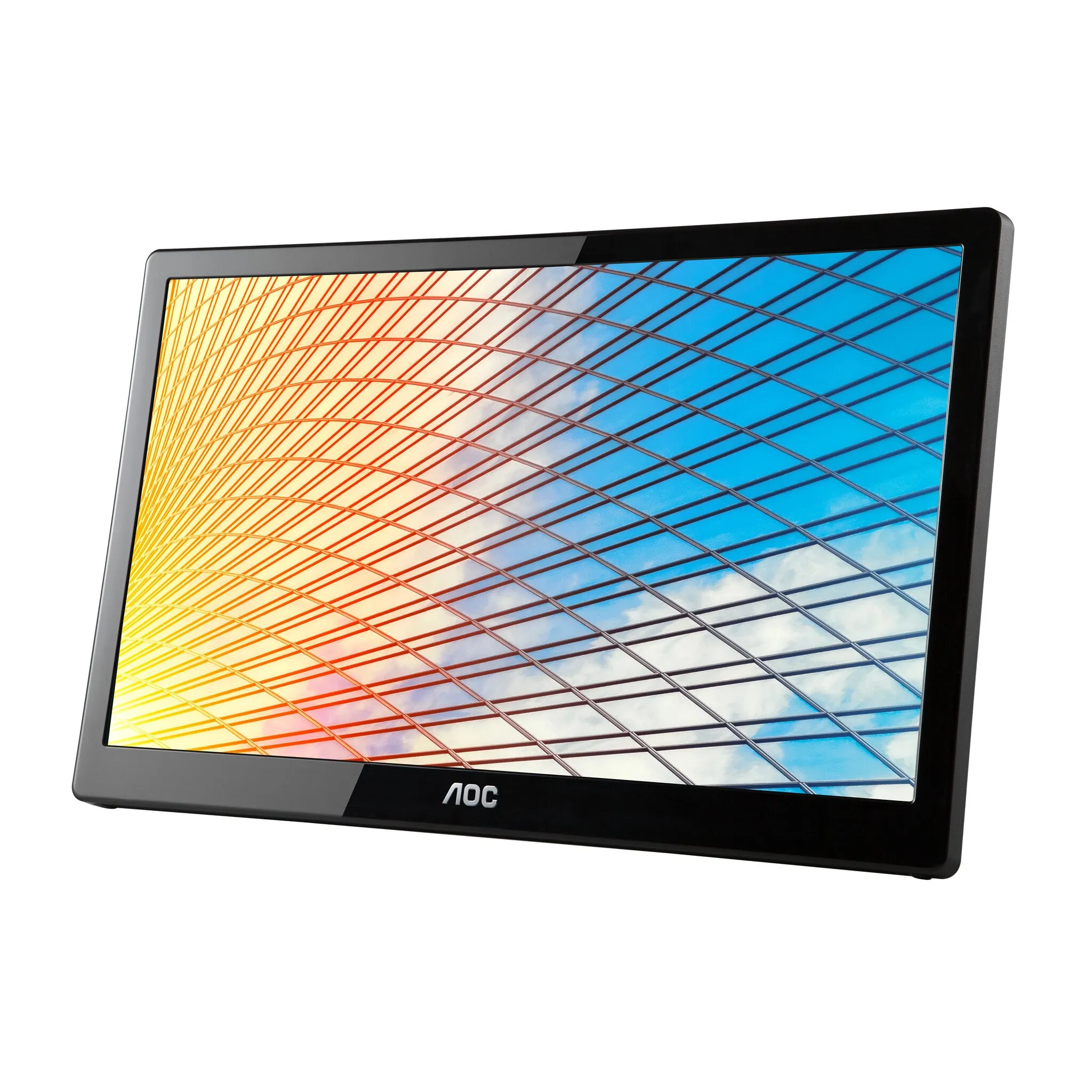 AOC 59 Series E1659FWU 15.6" HD Monitor - 60Hz, 12ms, TN, Black