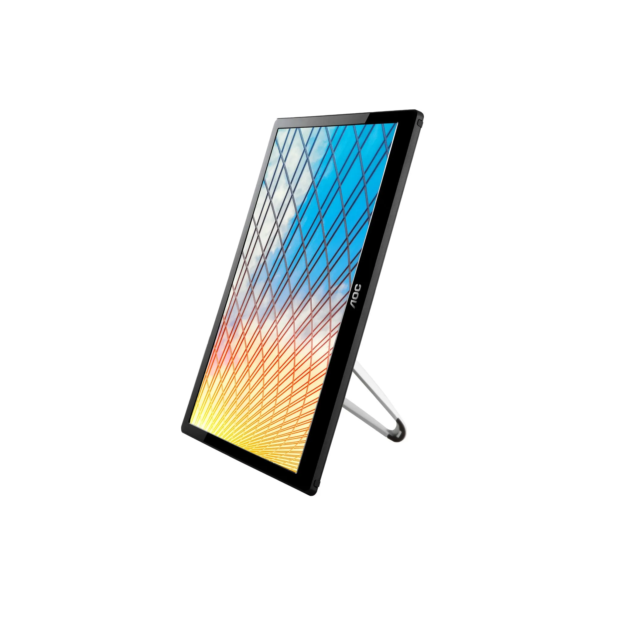 AOC 59 Series E1659FWU 15.6" HD Monitor - 60Hz, 12ms, TN, Black