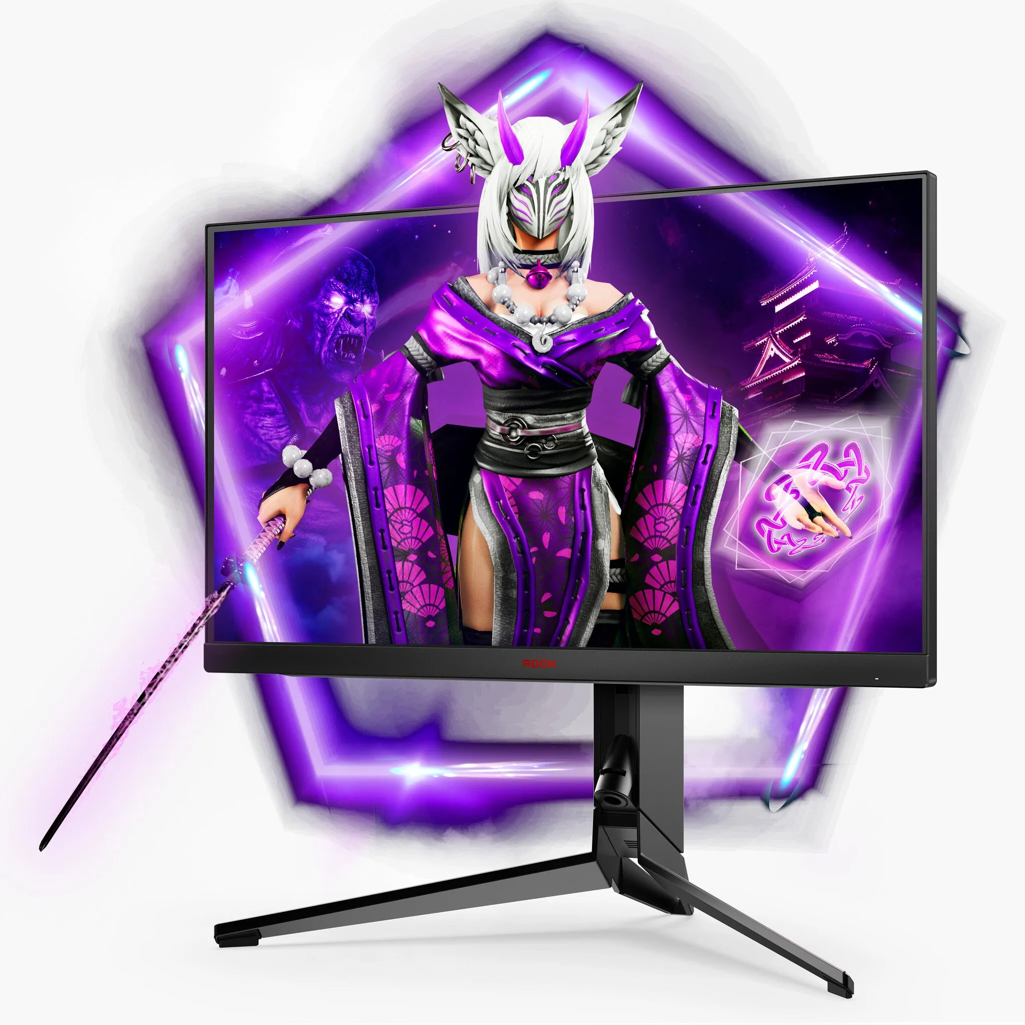 AOC AG254FG 24.5" Full HD Gaming Monitor - 360Hz, 1ms, IPS, NVIDIA G-Sync, Height Adjustable, Speakers, Black