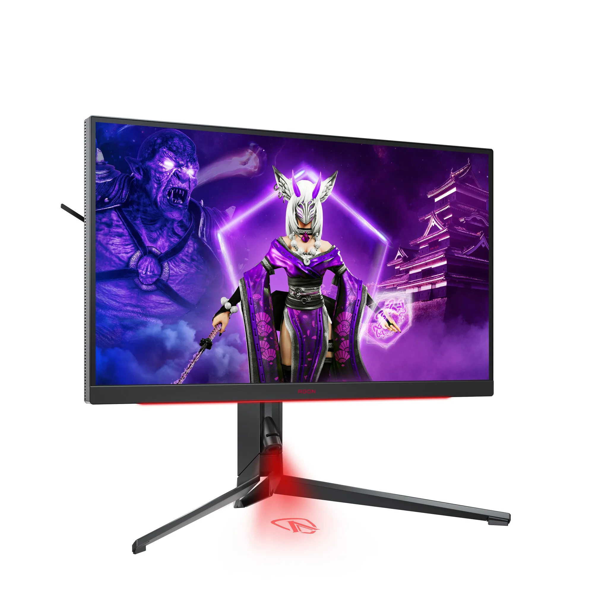AOC AG274QG 27" Quad HD Gaming Monitor - 240Hz, 1ms, IPS, G-SYNC Ultimate, Height Adjustable, Speakers, Black and Red