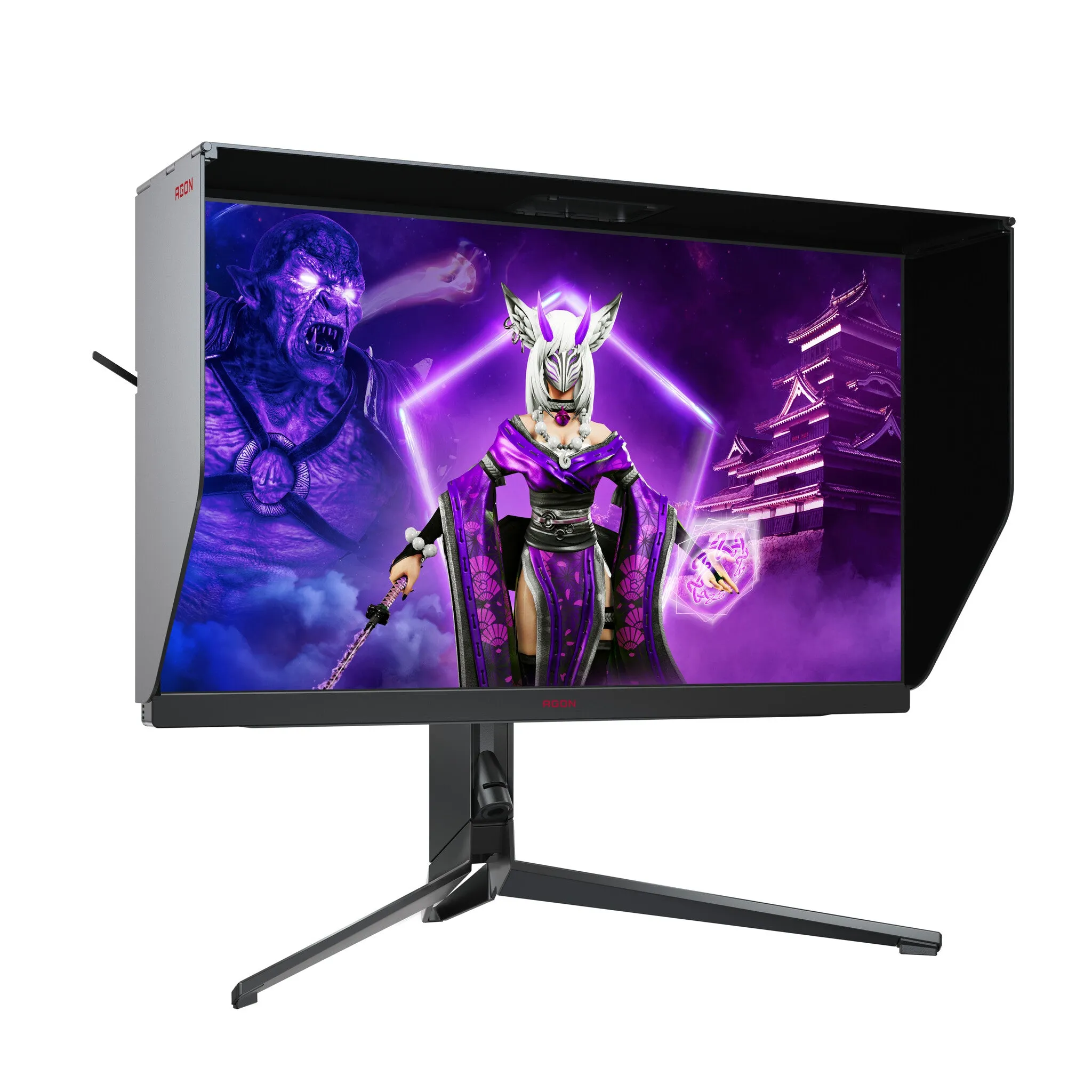 AOC AG274QG 27" Quad HD Gaming Monitor - 240Hz, 1ms, IPS, G-SYNC Ultimate, Height Adjustable, Speakers, Black and Red