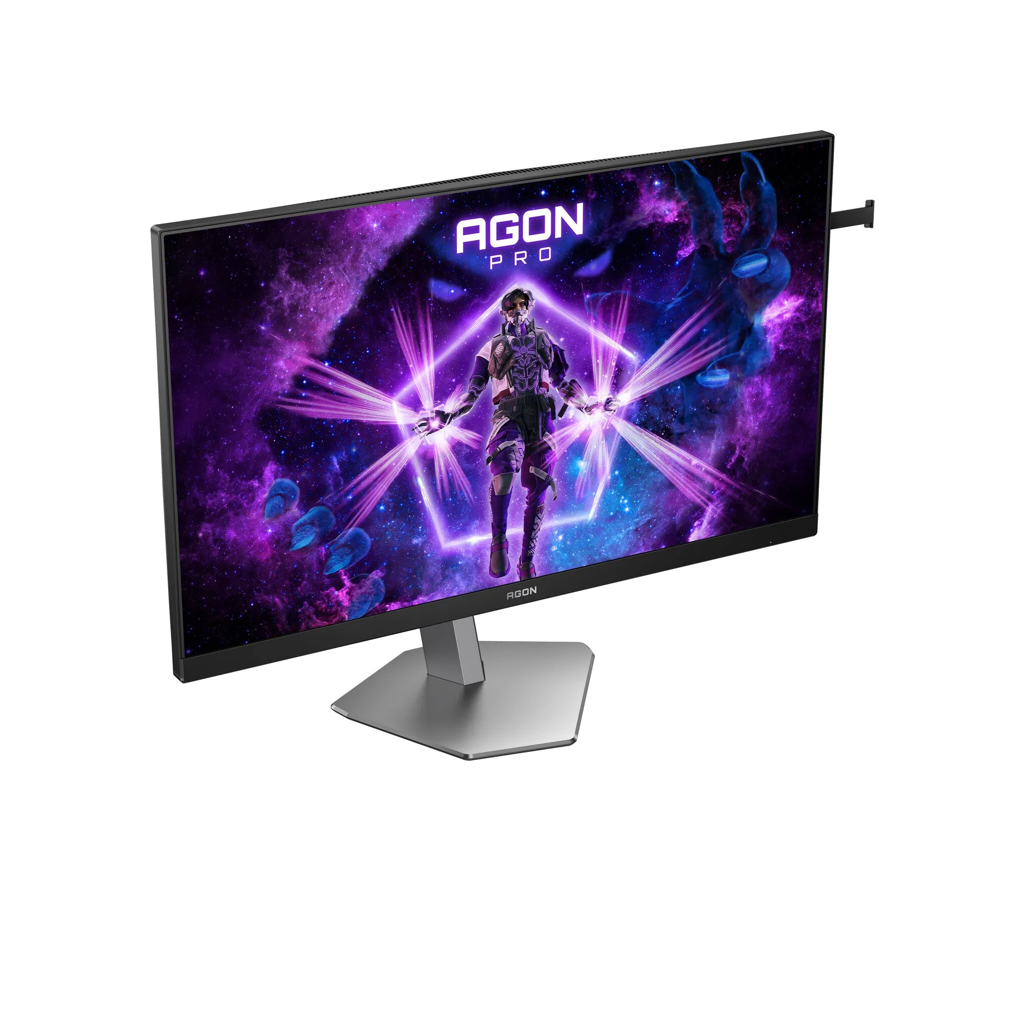 AOC AG276FK 27" Full HD Gaming Monitor - 520Hz, 0.5ms, Fast IPS, Adaptive Sync, Height Adjustable, Speakers, Black and Grey