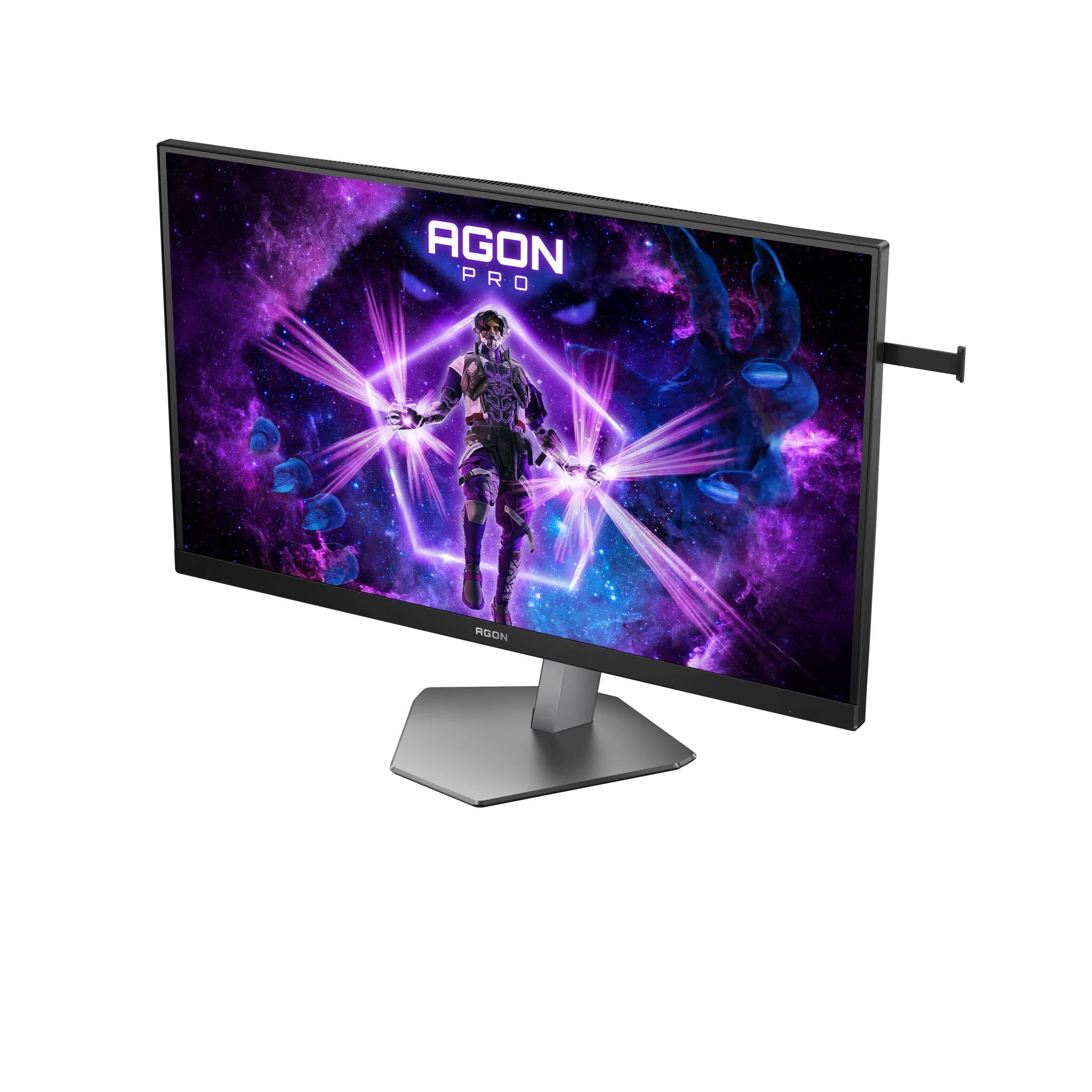 AOC AG276FK 27" Full HD Gaming Monitor - 520Hz, 0.5ms, Fast IPS, Adaptive Sync, Height Adjustable, Speakers, Black and Grey