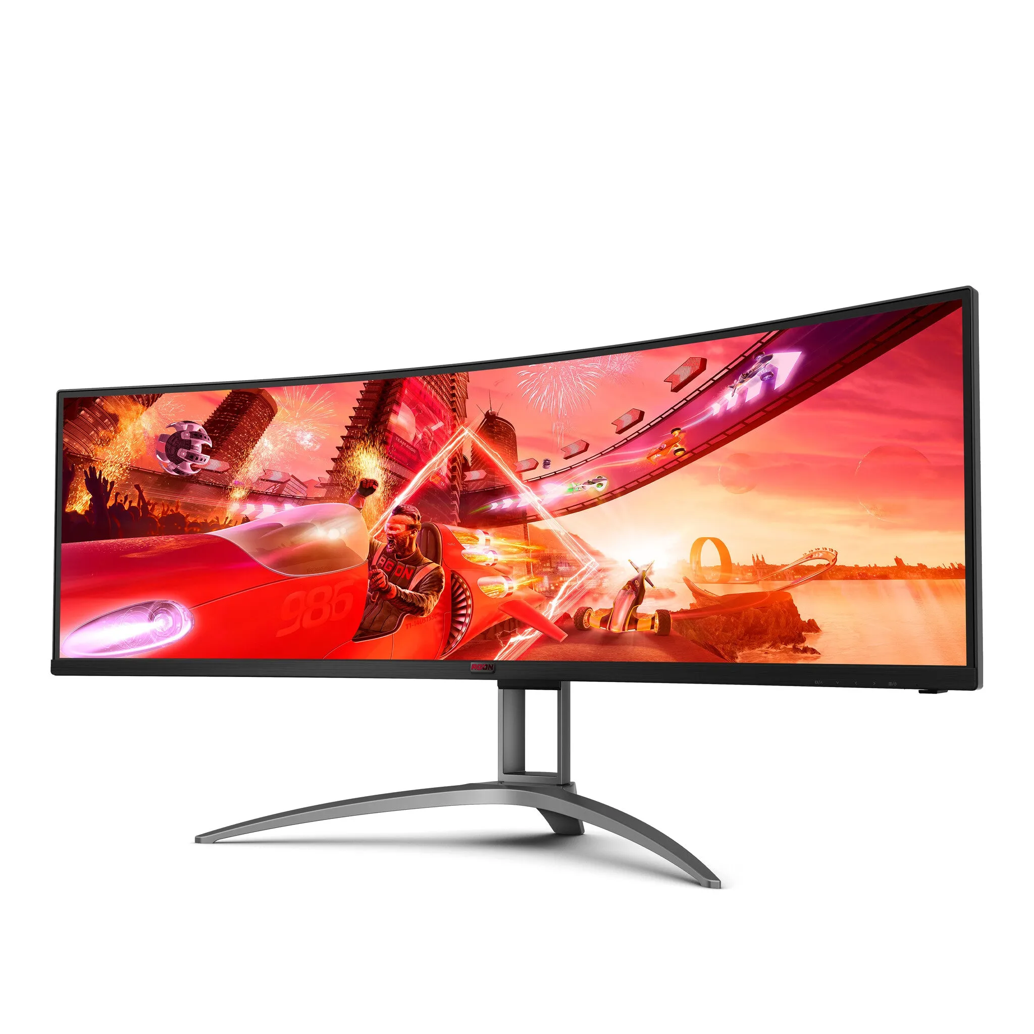 AOC AG493UCX2 49" Dual-QHD Curved Gaming Monitor - 165Hz, 1ms, VA, AMD FreeSync Premium Pro, Height Adjustable, Speakers, Black