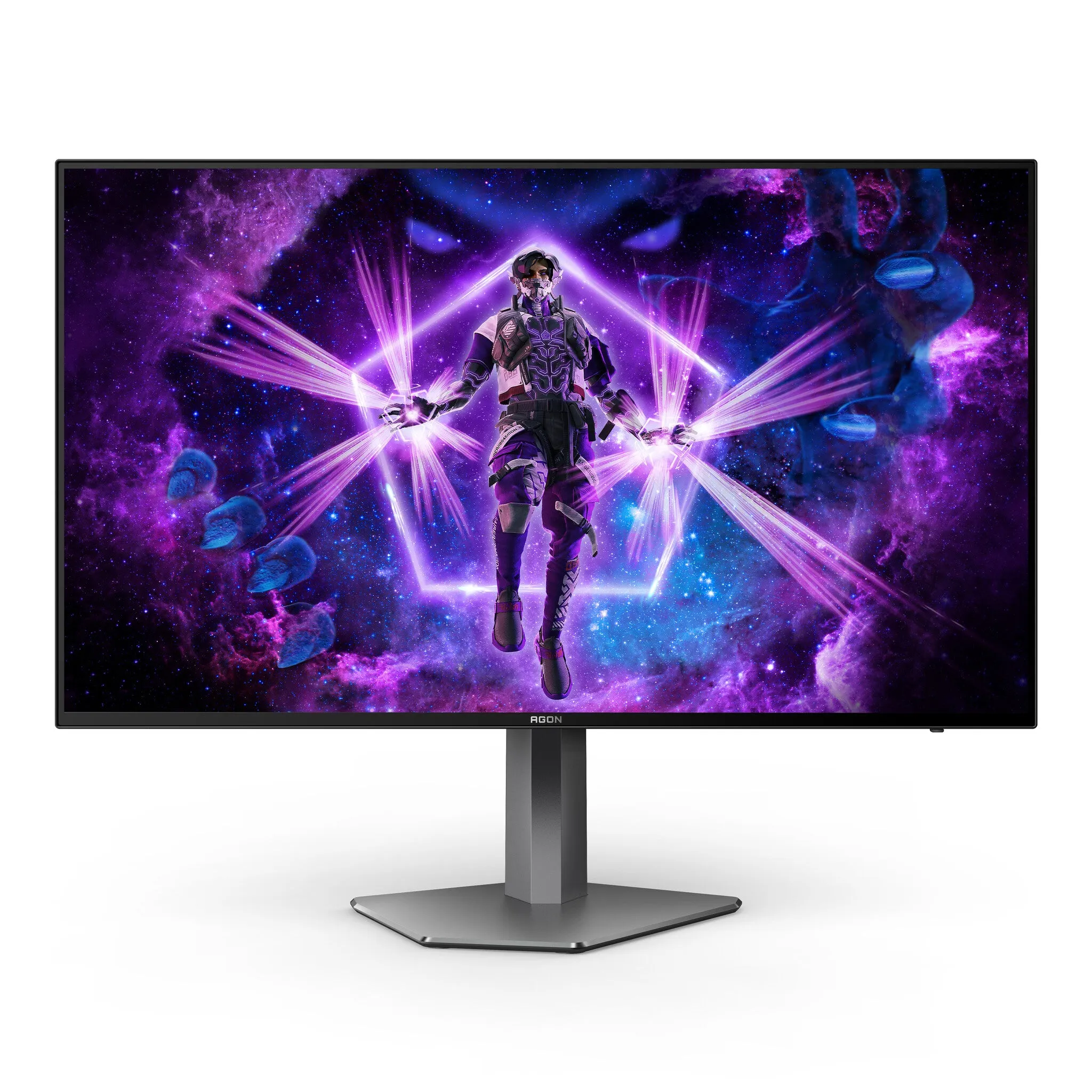 AOC AGON PRO AG276QZD 26.5" Quad HD Gaming Monitor - 240Hz, 0.03ms, OLED, G-Sync Compatible, Height Adjustable, Speakers, Black
