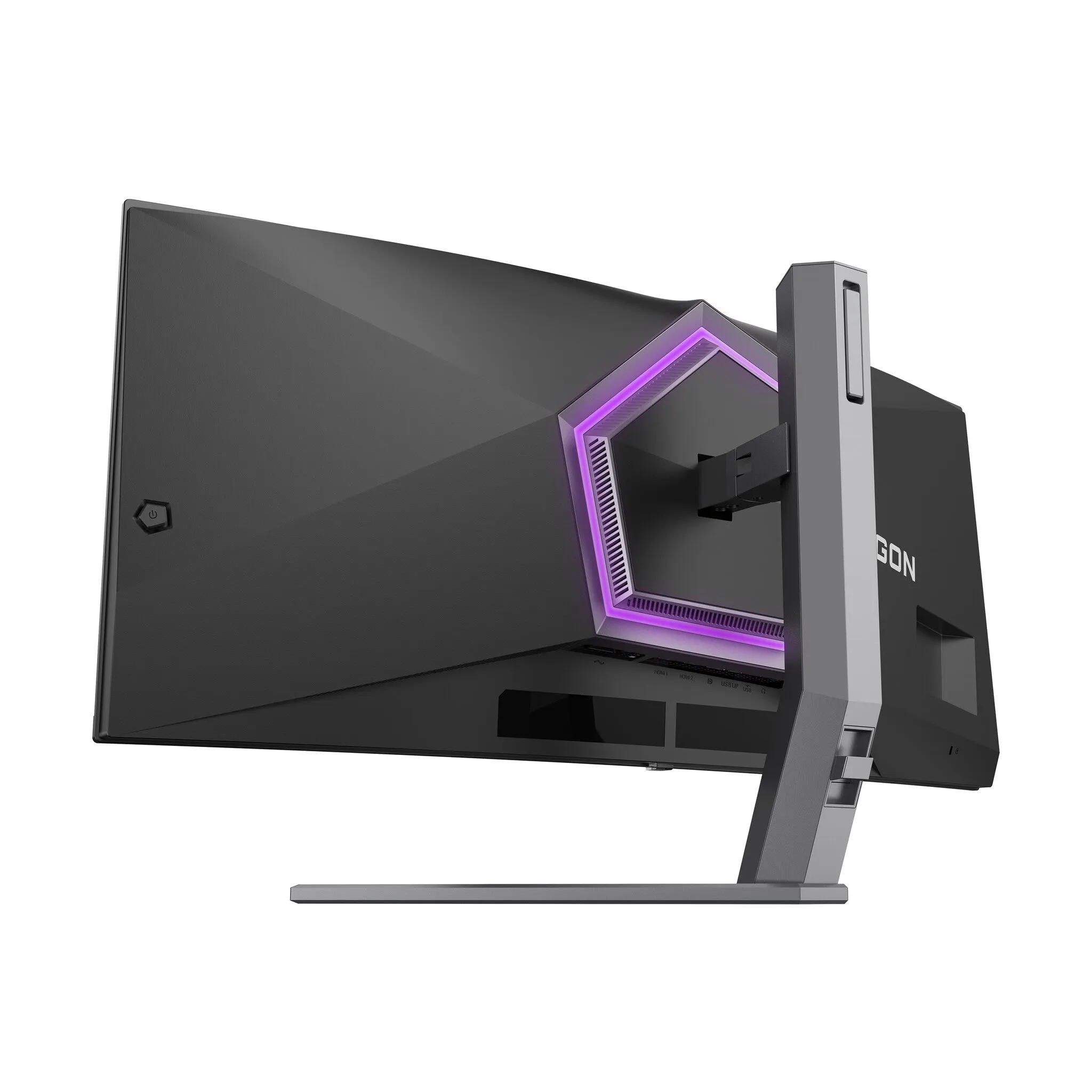 AOC AGON PRO AG346UCD 34" Wide Quad HD Curved Gaming Monitor - 175Hz, 0.03ms, QD-OLED, Adaptive Sync, Height Adjustable, Speakers, Black and Grey