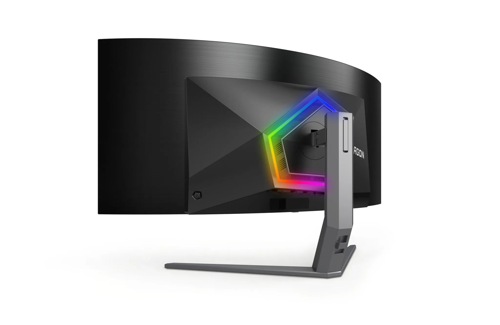AOC AGON PRO AG456UCZD 45" Wide Quad HD Curved Gaming Monitor - 240Hz, 0.03ms, OLED, G-SYNC Compatible, Height Adjustable, Speakers, Black