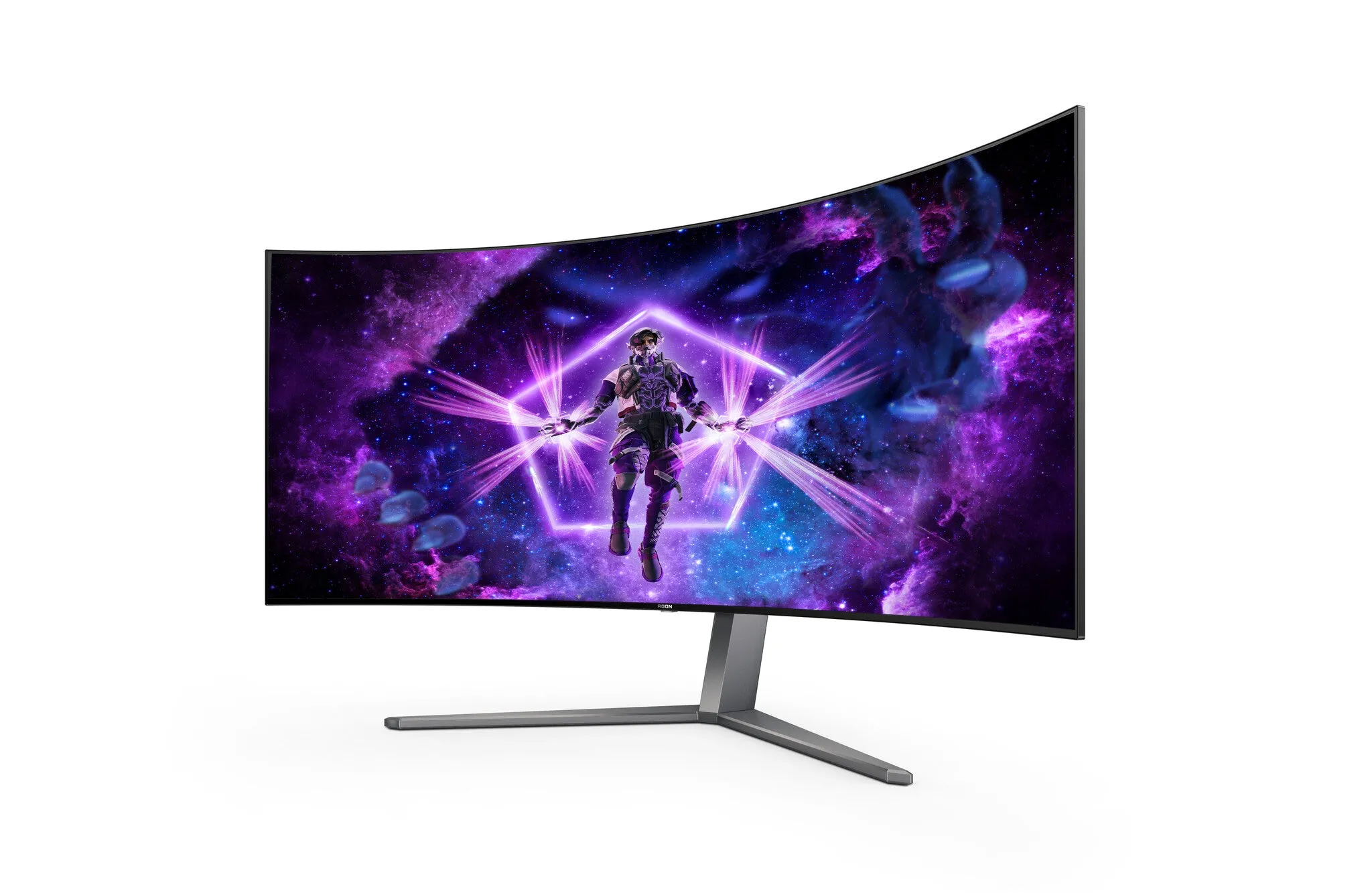 AOC AGON PRO AG456UCZD 45" Wide Quad HD Curved Gaming Monitor - 240Hz, 0.03ms, OLED, G-SYNC Compatible, Height Adjustable, Speakers, Black