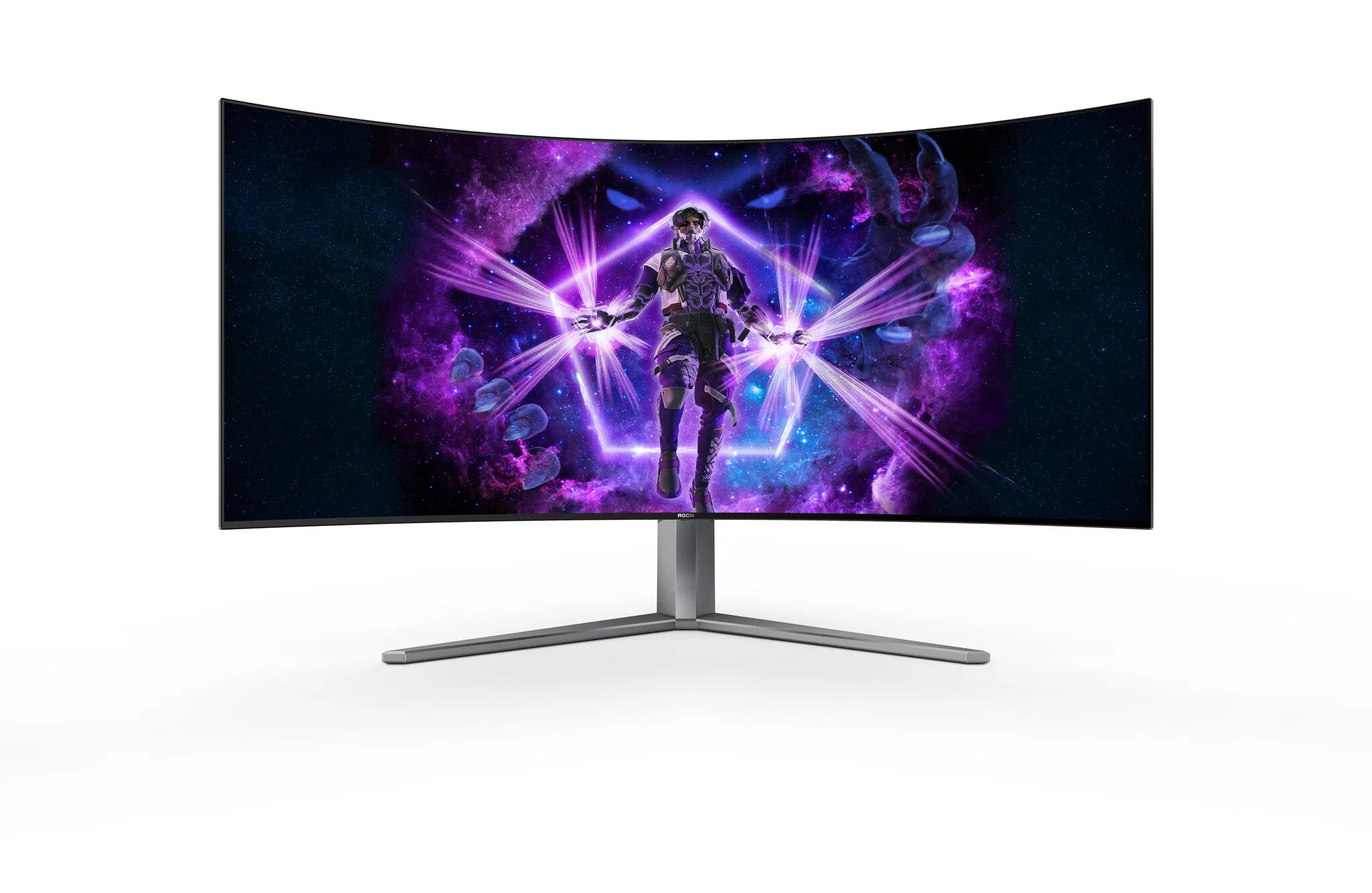 AOC AGON PRO AG456UCZD 45" Wide Quad HD Curved Gaming Monitor - 240Hz, 0.03ms, OLED, G-SYNC Compatible, Height Adjustable, Speakers, Black