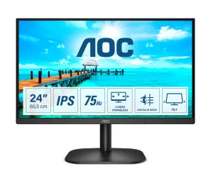 AOC B2 24B2XH/EU 23.8" Full HD Monitor - 75Hz, 4ms, IPS, Black
