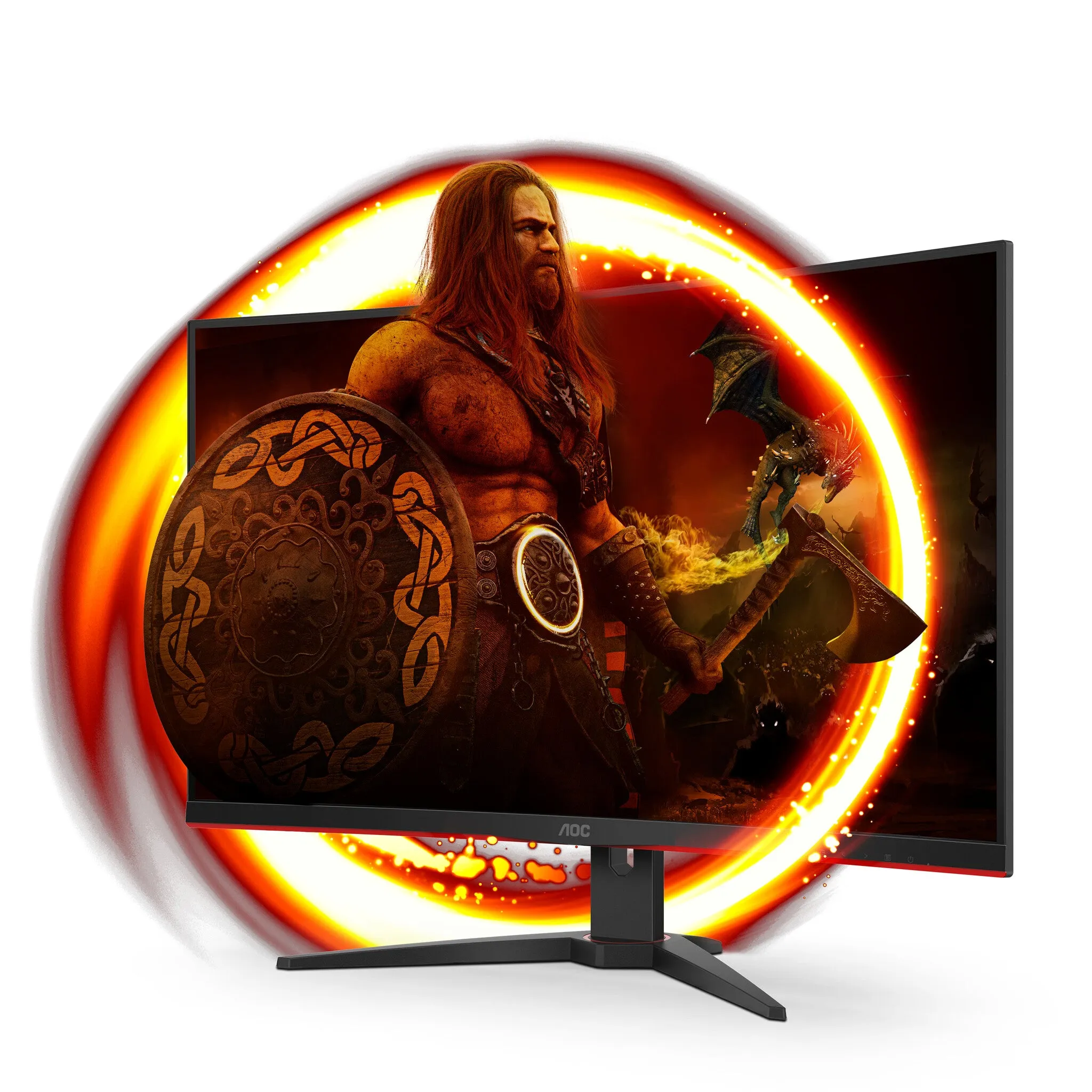 AOC C32G2ZE 32'' Curved Gaming Monitor - FHD, 240Hz, 1ms, FreeSync Premium