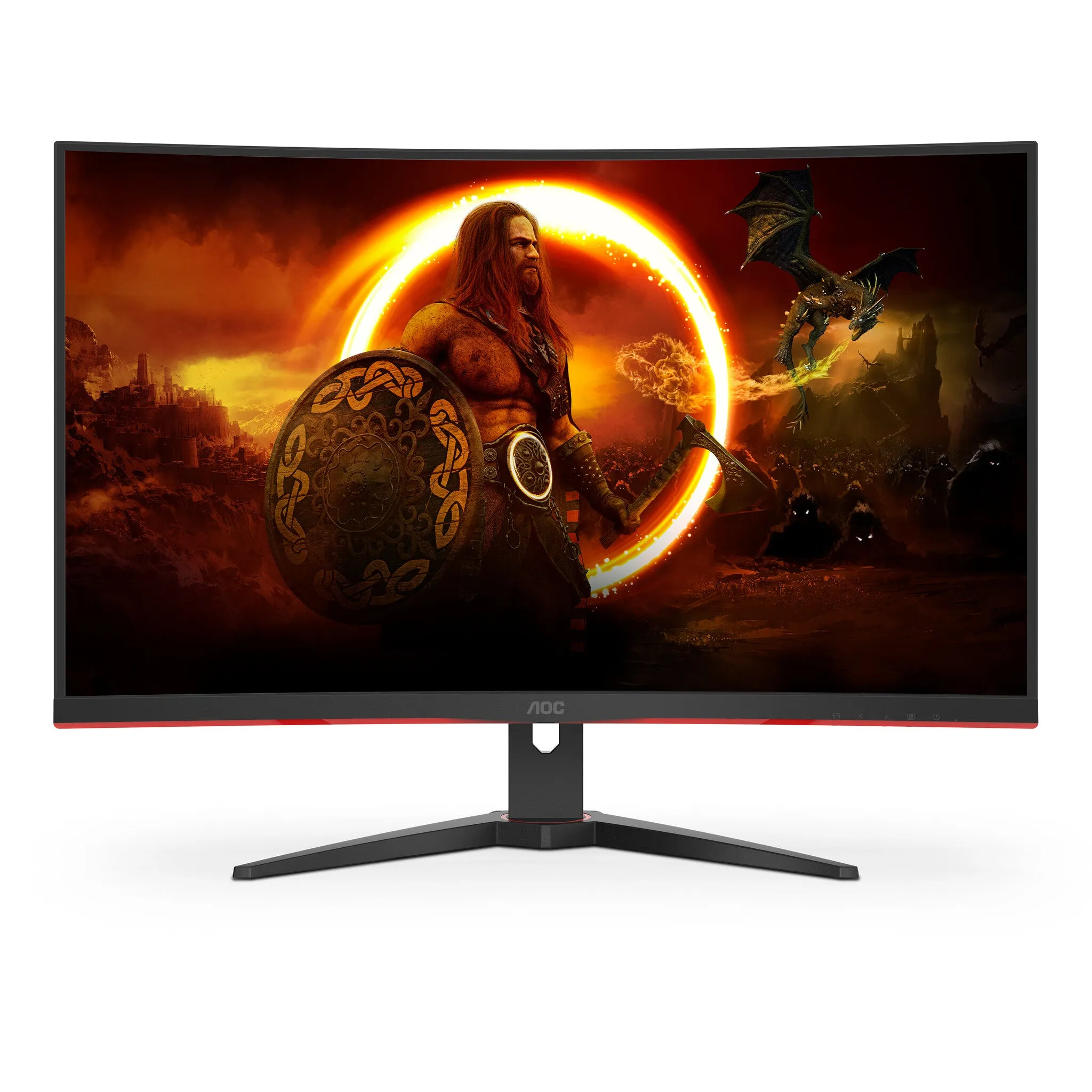 AOC C32G2ZE 32'' Curved Gaming Monitor - FHD, 240Hz, 1ms, FreeSync Premium