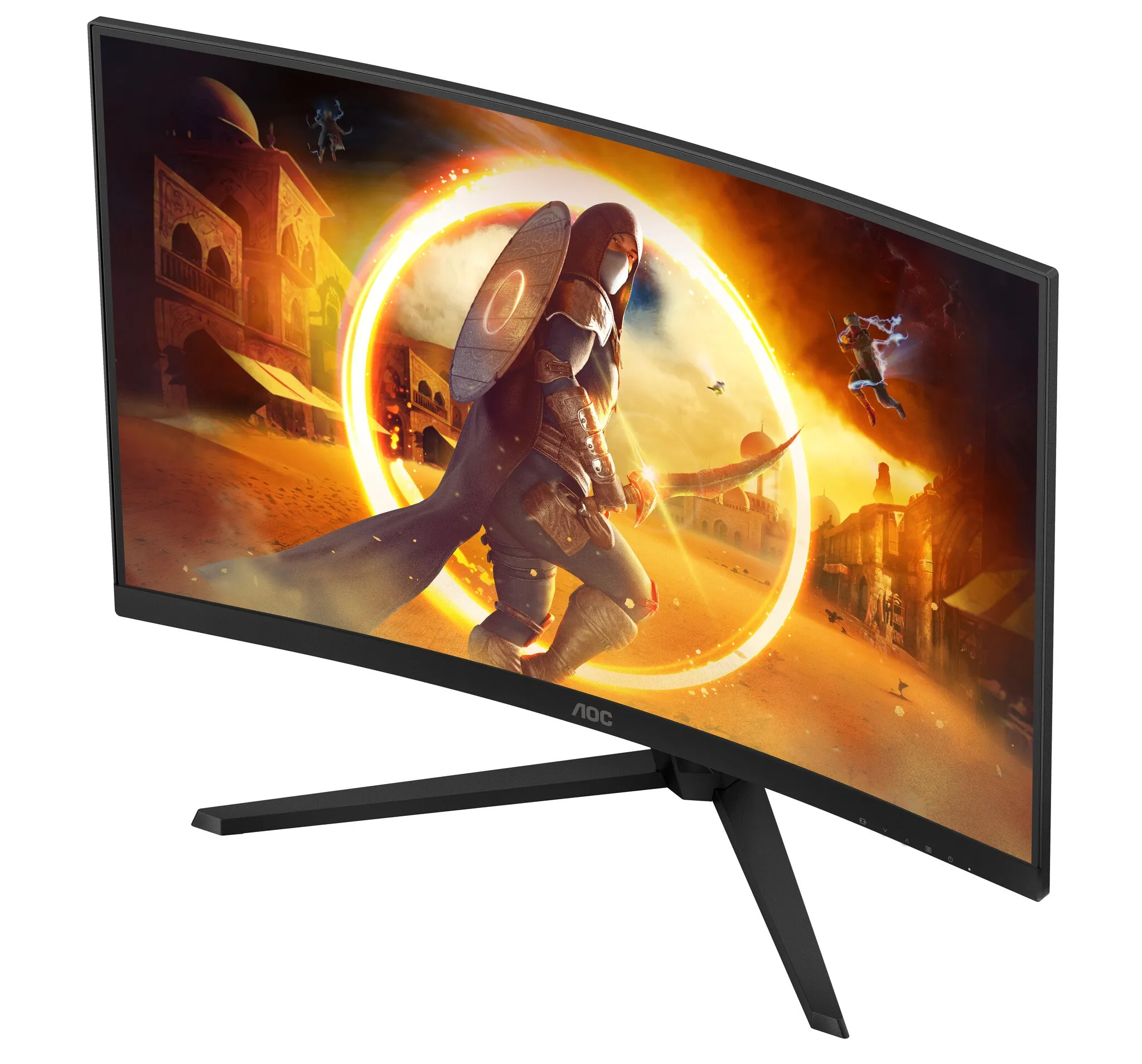 AOC CQ32G4VE 32'' Curved Gaming Monitor - QHD, 180Hz, 1ms, HDR10, FreeSync, Black & Grey