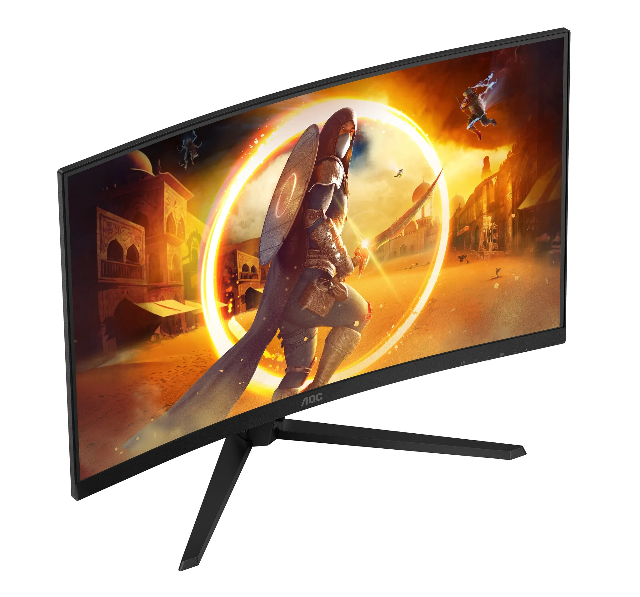 AOC CQ32G4VE 32'' Curved Gaming Monitor - QHD, 180Hz, 1ms, HDR10, FreeSync, Black & Grey