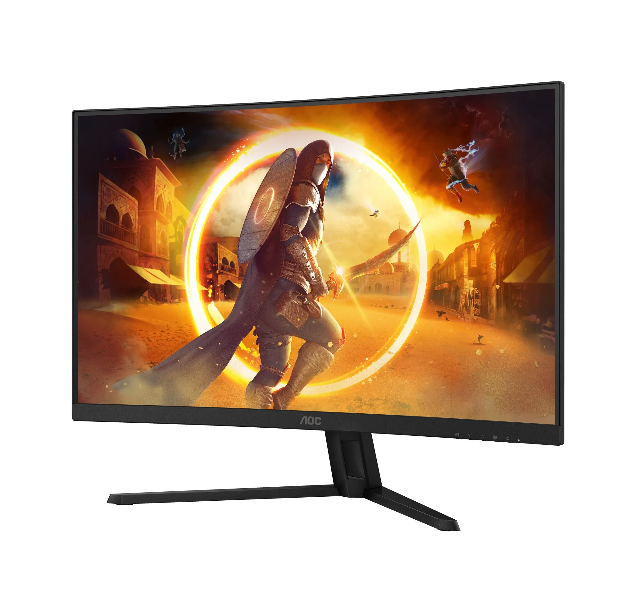 AOC CQ32G4VE 32'' Curved Gaming Monitor - QHD, 180Hz, 1ms, HDR10, FreeSync, Black & Grey