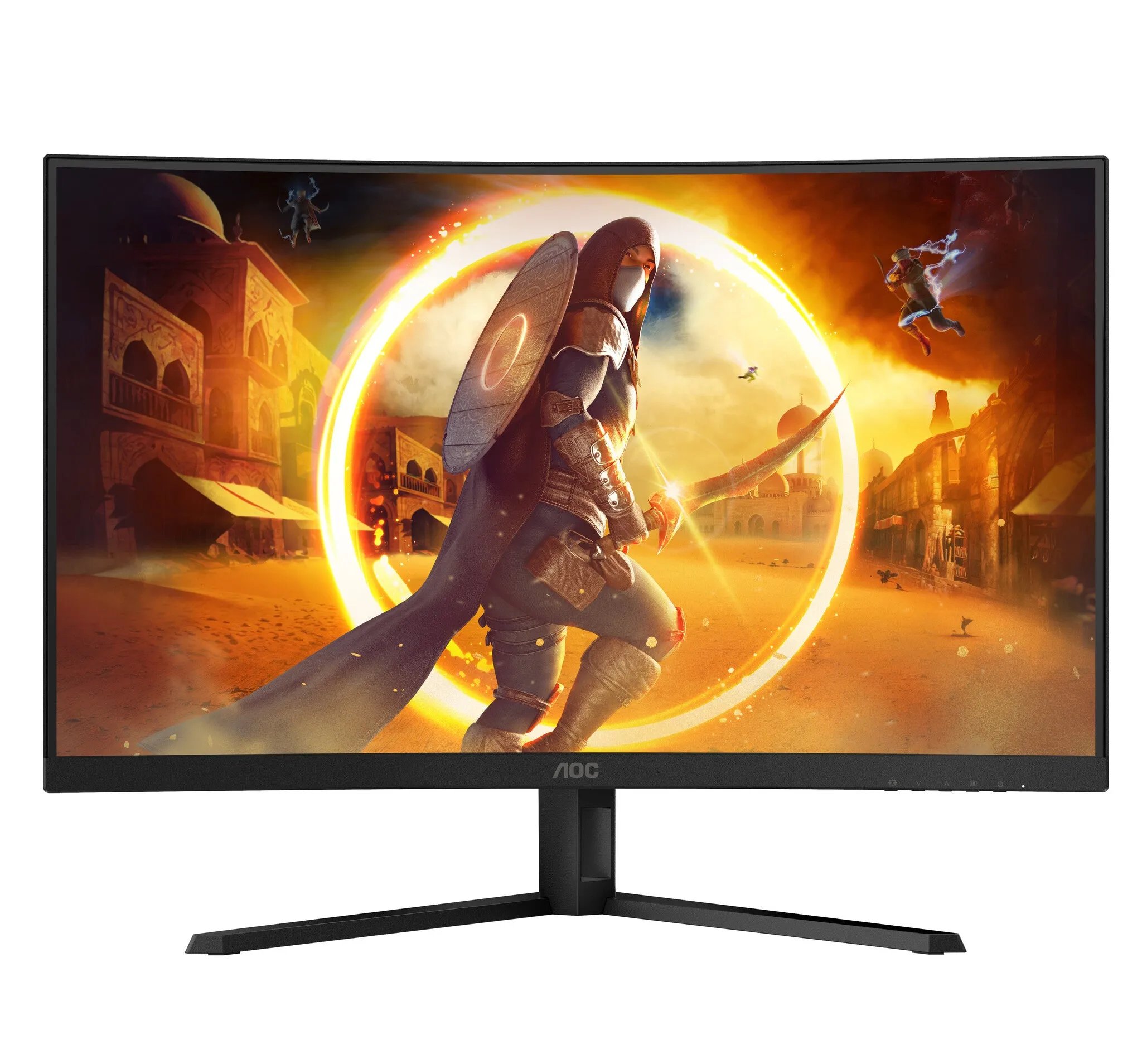 AOC CQ32G4VE 32'' Curved Gaming Monitor - QHD, 180Hz, 1ms, HDR10, FreeSync, Black & Grey