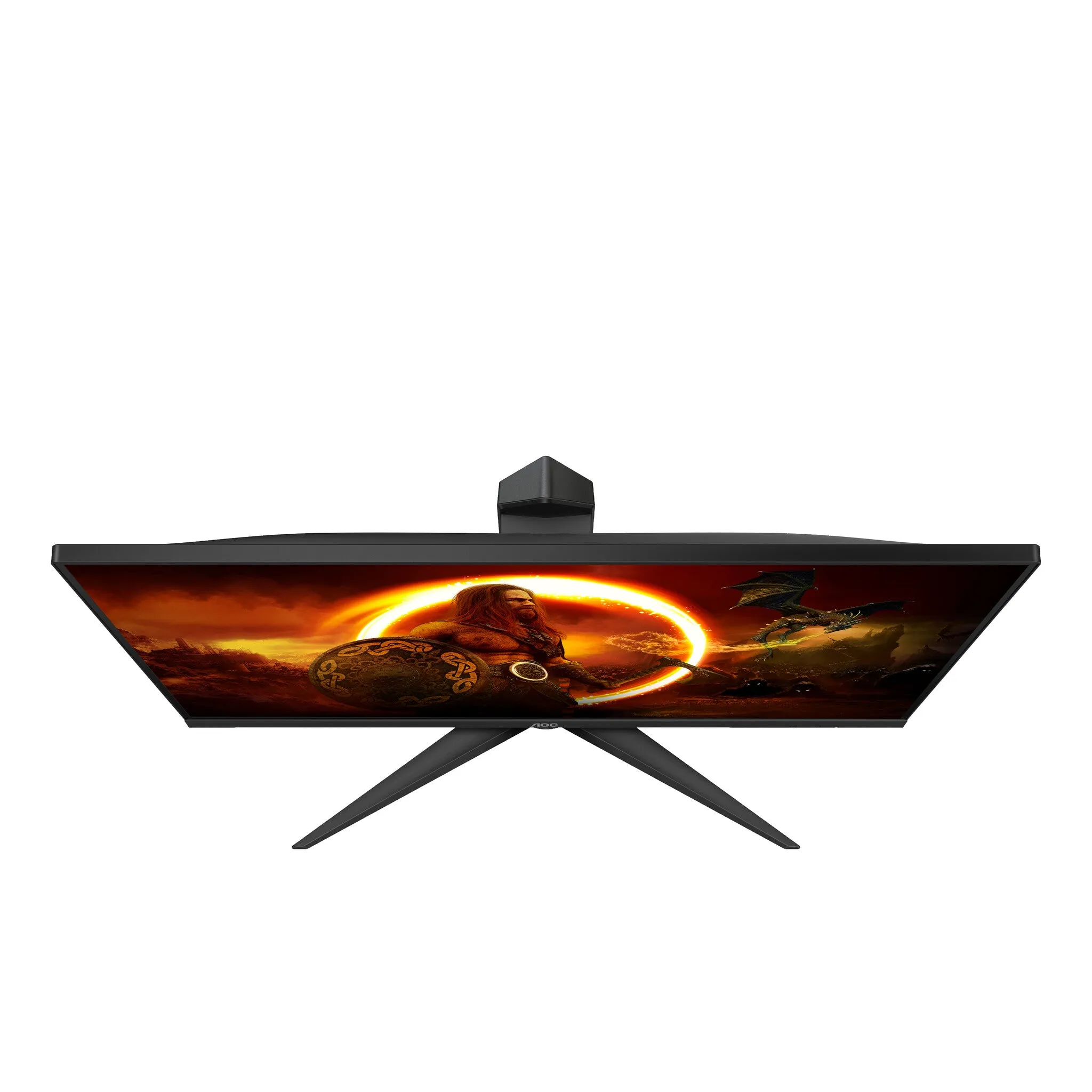AOC G2 24G2ZU/BK 23.8" Full HD Gaming Monitor - 240Hz, 0.5ms, IPS, Adaptive Sync, G-Sync Compatible, Height Adjustable, Speakers, Black and Red