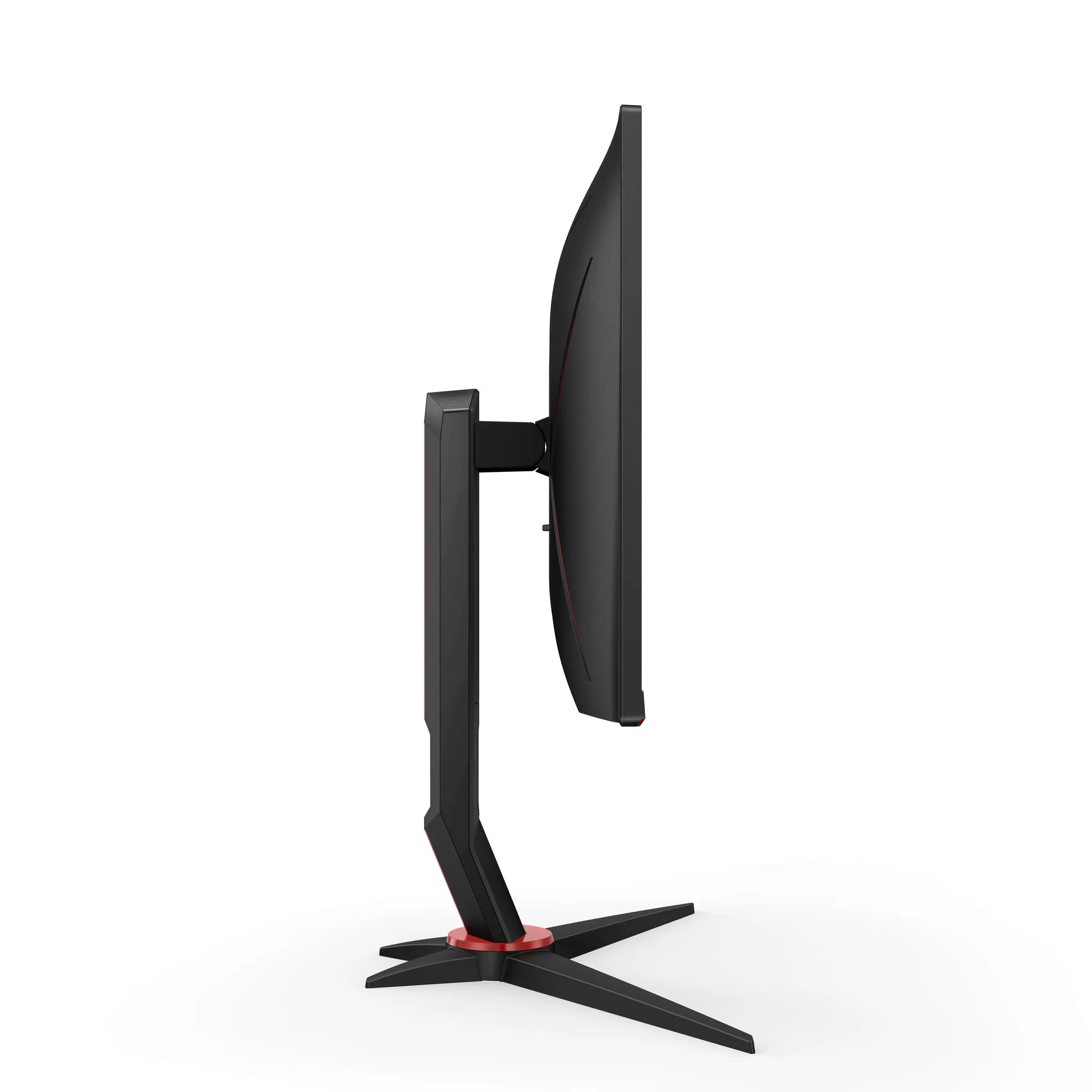 AOC G2 24G2ZU/BK 23.8" Full HD Gaming Monitor - 240Hz, 0.5ms, IPS, Adaptive Sync, G-Sync Compatible, Height Adjustable, Speakers, Black and Red