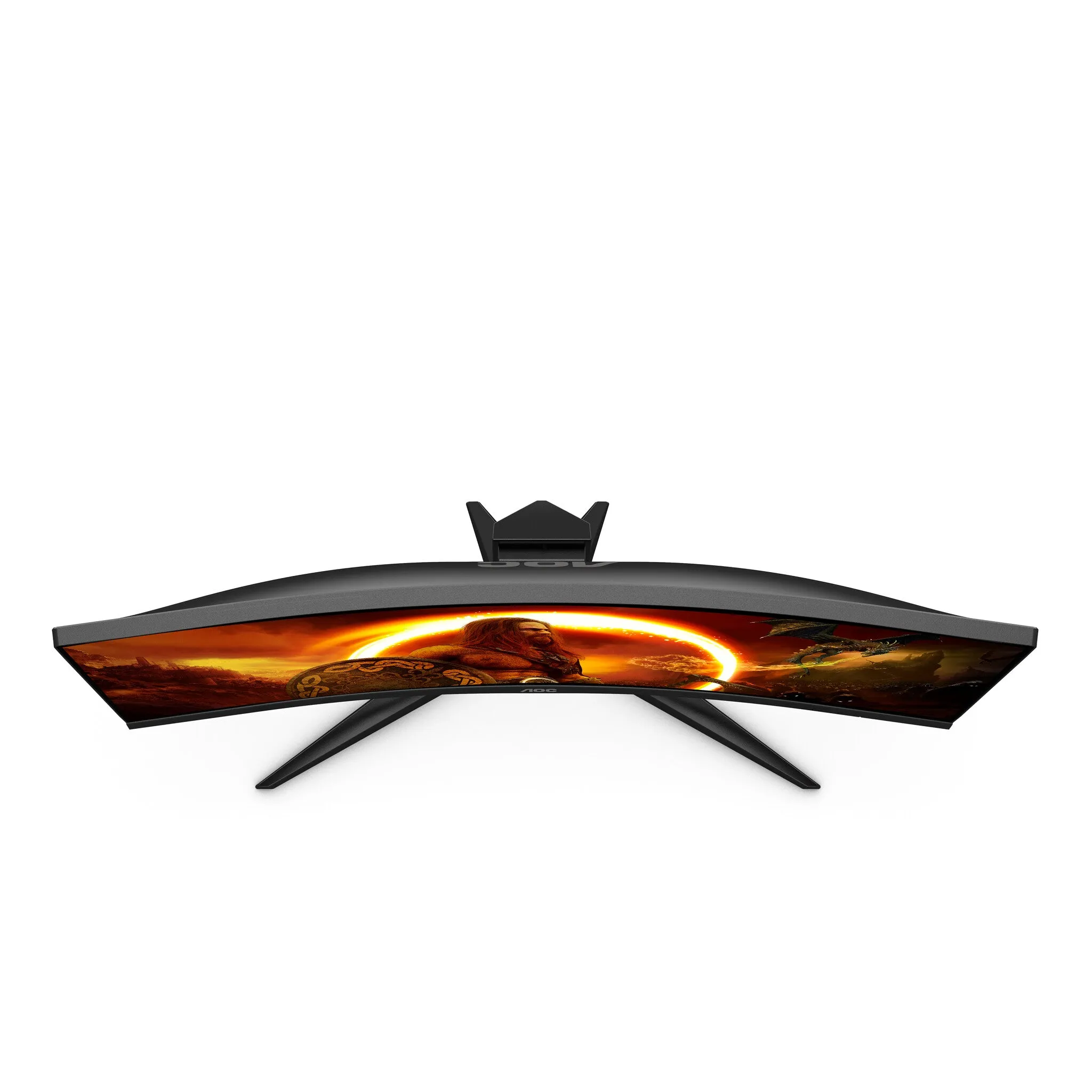 AOC G2 C24G2AE/BK 23.6" Full HD Curved Gaming Monitor - 165Hz, 1ms, VA, AMD FreeSync Premium, Speakers, Black and Red