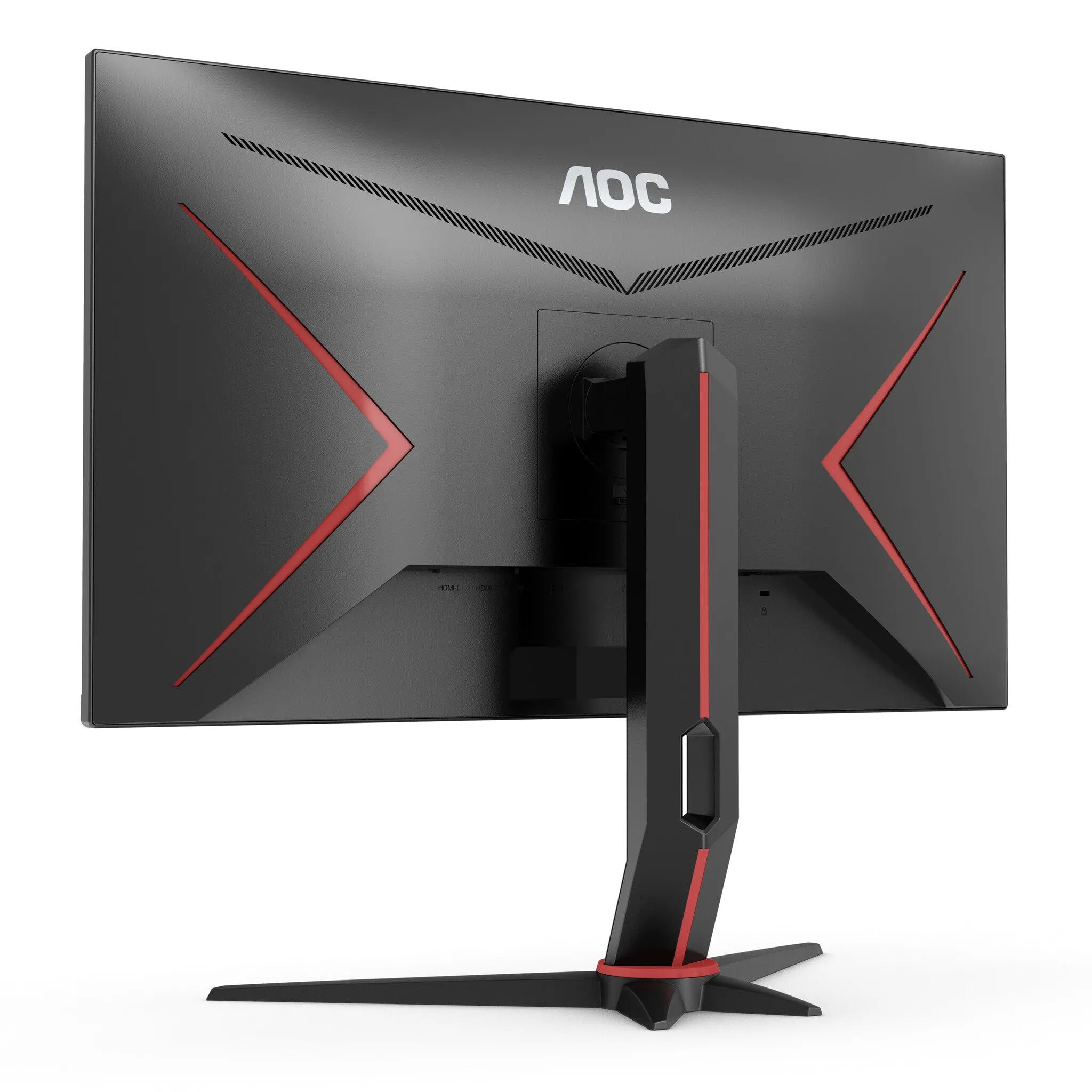 AOC G2U28G2XU2/BK 28" 4K Ultra HD Gaming Monitor - 144Hz, 1ms, IPS, G-Sync, FreeSync, Height Adjustable, Speakers, Black and Red