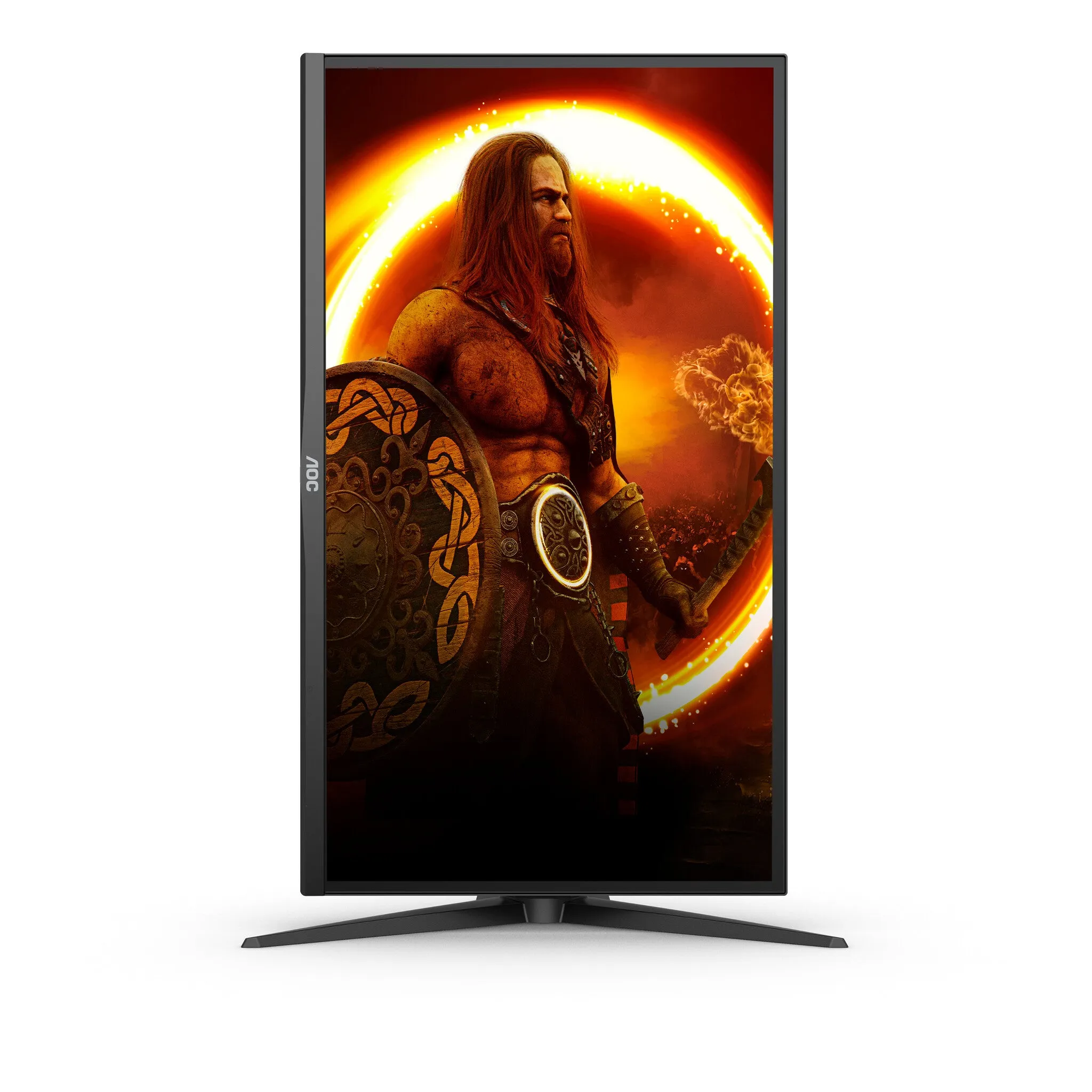 AOC G2U28G2XU2/BK 28" 4K Ultra HD Gaming Monitor - 144Hz, 1ms, IPS, G-Sync, FreeSync, Height Adjustable, Speakers, Black and Red